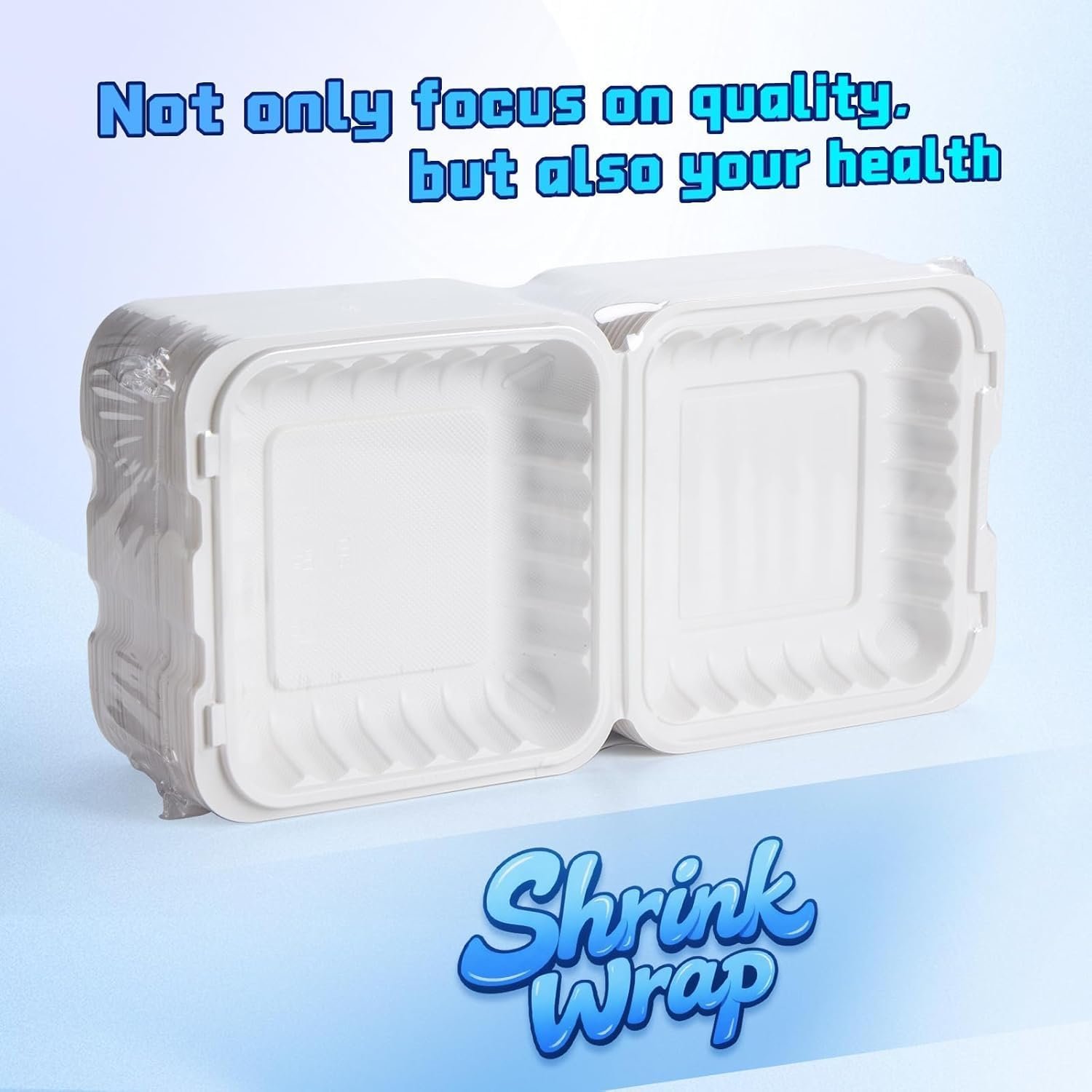 Grossiste Contenants Alimentaires Jetables 34 Pièces 8''x 8'' avec Couvercles, Fournisseur de Solutions de Rangement Plastique en Vrac pour Repas, OEM Sécurisé pour Micro-ondes, Idéal pour les Restaurants et le Service Traiteur.