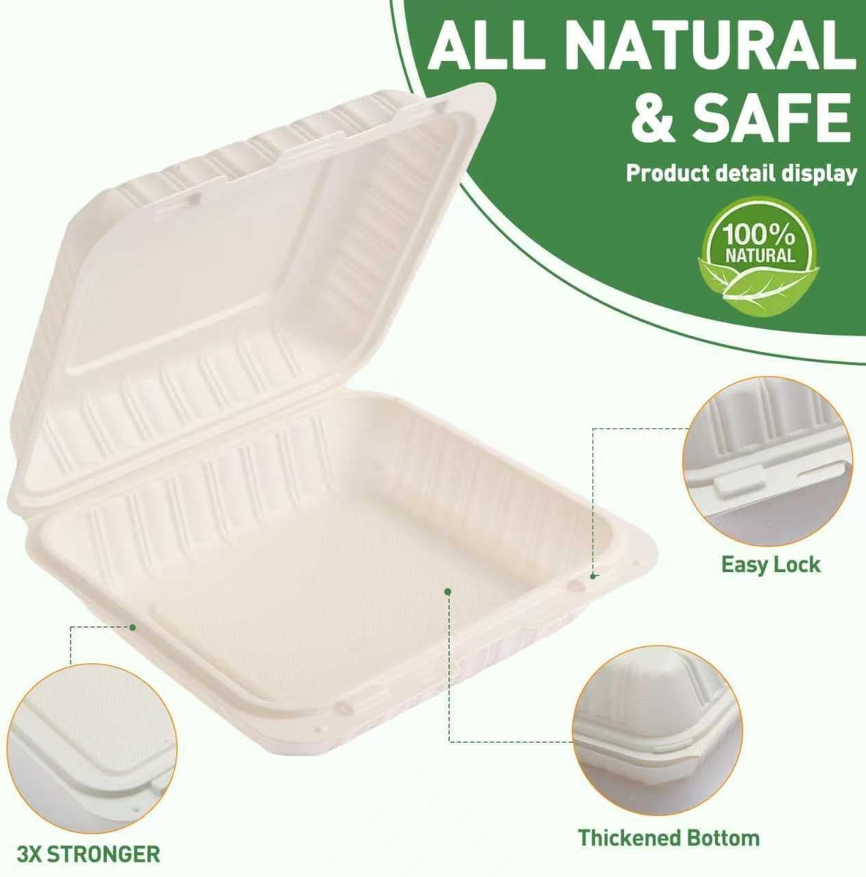 Grossiste Contenants Alimentaires Jetables 34 Pièces 8''x 8'' avec Couvercles, Fournisseur de Solutions de Rangement Plastique en Vrac pour Repas, OEM Sécurisé pour Micro-ondes, Idéal pour les Restaurants et le Service Traiteur.