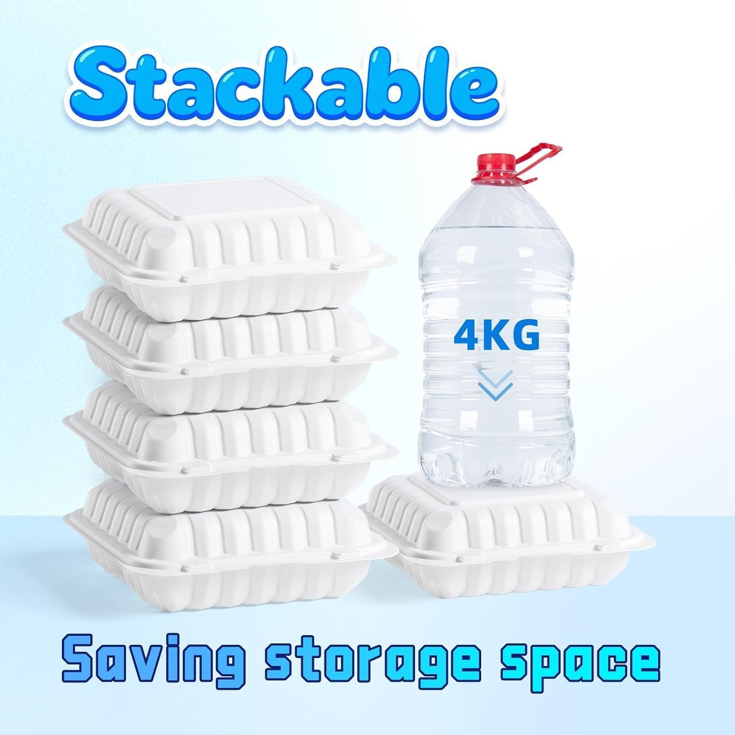 Grossiste Contenants Alimentaires Jetables 34 Pièces 8''x 8'' avec Couvercles, Fournisseur de Solutions de Rangement Plastique en Vrac pour Repas, OEM Sécurisé pour Micro-ondes, Idéal pour les Restaurants et le Service Traiteur.