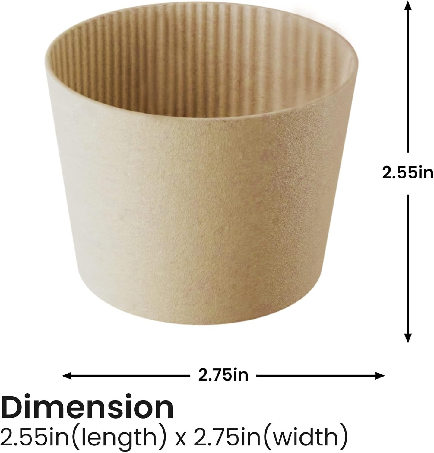 Grossiste en Vrac - Manchons en Kraft Brun ondulé pour gobelets 12oz, 16oz, 20oz, 22oz et 24oz - Recyclables et Jetables - Logo Personnalisé pour Cafés et Bureaux (PACK DE 100) - Fabricant de Solutions Écologiques Grossiste en Vrac - Manchons en Kraft Brun ondulé pour gobelets 12oz, 16oz, 20oz, 22oz et 24oz - Recyclables et Jetables - Logo Personnalisé pour Cafés et Bureaux (PACK DE 100) - Fabricant de Solutions Écologiques