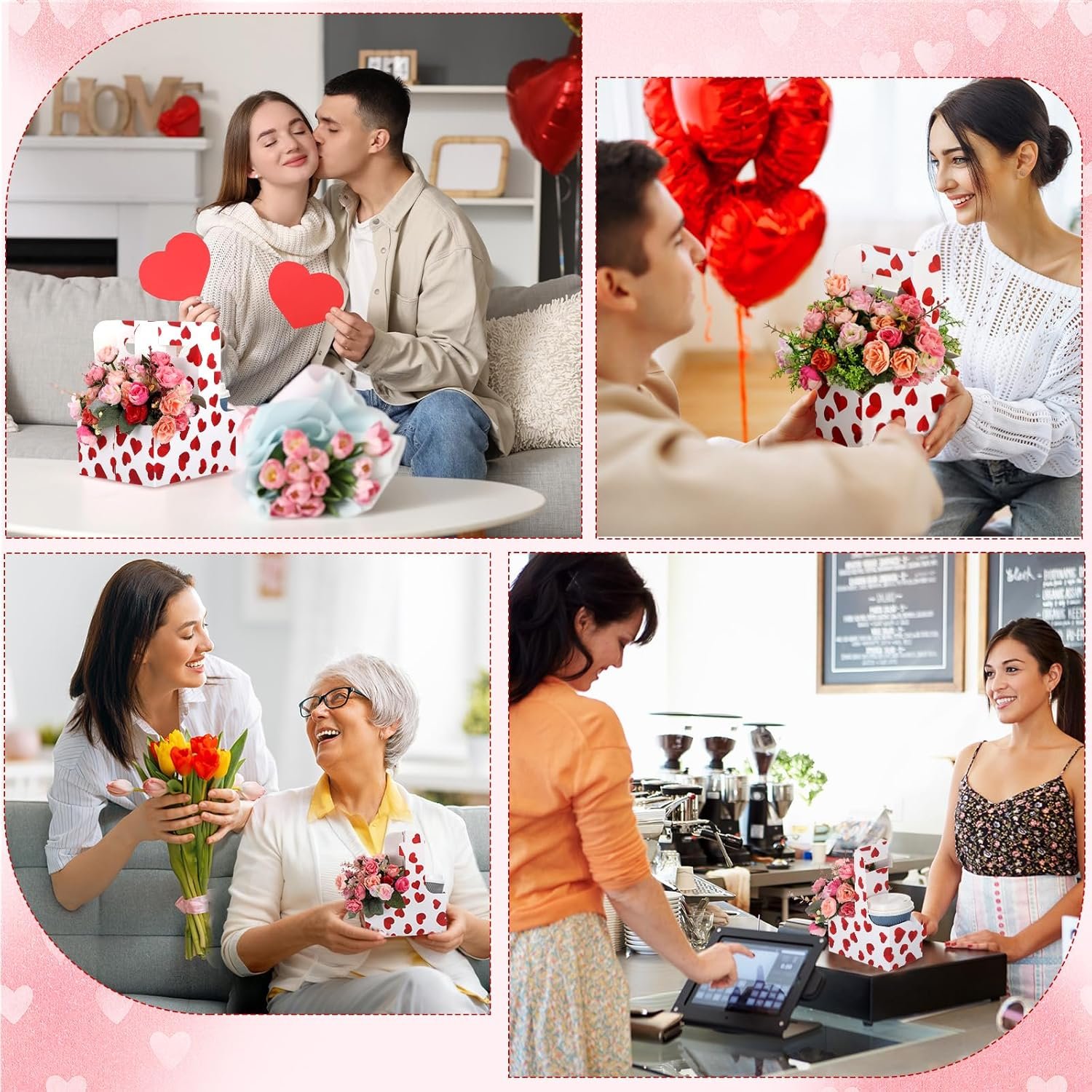 Grossiste 24 Pcs Porte-Gobelet avec Poignée pour boissons, 2 tasses Rouge Coeur en Carton jetable, OEM Support pliable pour boissons chaudes et froides, Vente en Gros pour Fournitures de fête Galentine. Grossiste 24 Pcs Porte-Gobelet avec Poignée pour boissons, 2 tasses Rouge Coeur en Carton jetable, OEM Support pliable pour boissons chaudes et froides, Vente en Gros pour Fournitures de fête Galentine.