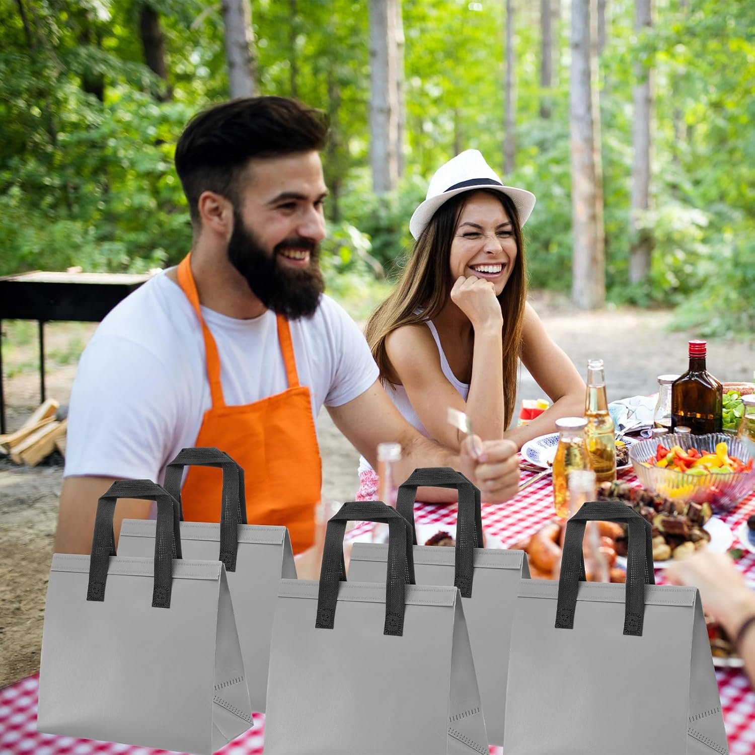 Grossiste Sac Isotherme en Vrac 300 Pack 9.5 x 9.5 x 6 pour Livraison Alimentaire, OEM Sac Téléréglable pour Nourriture Chaude/Froide, Café, Lait, Pizza, Fruits de Mer, Fournisseur pour Restauration