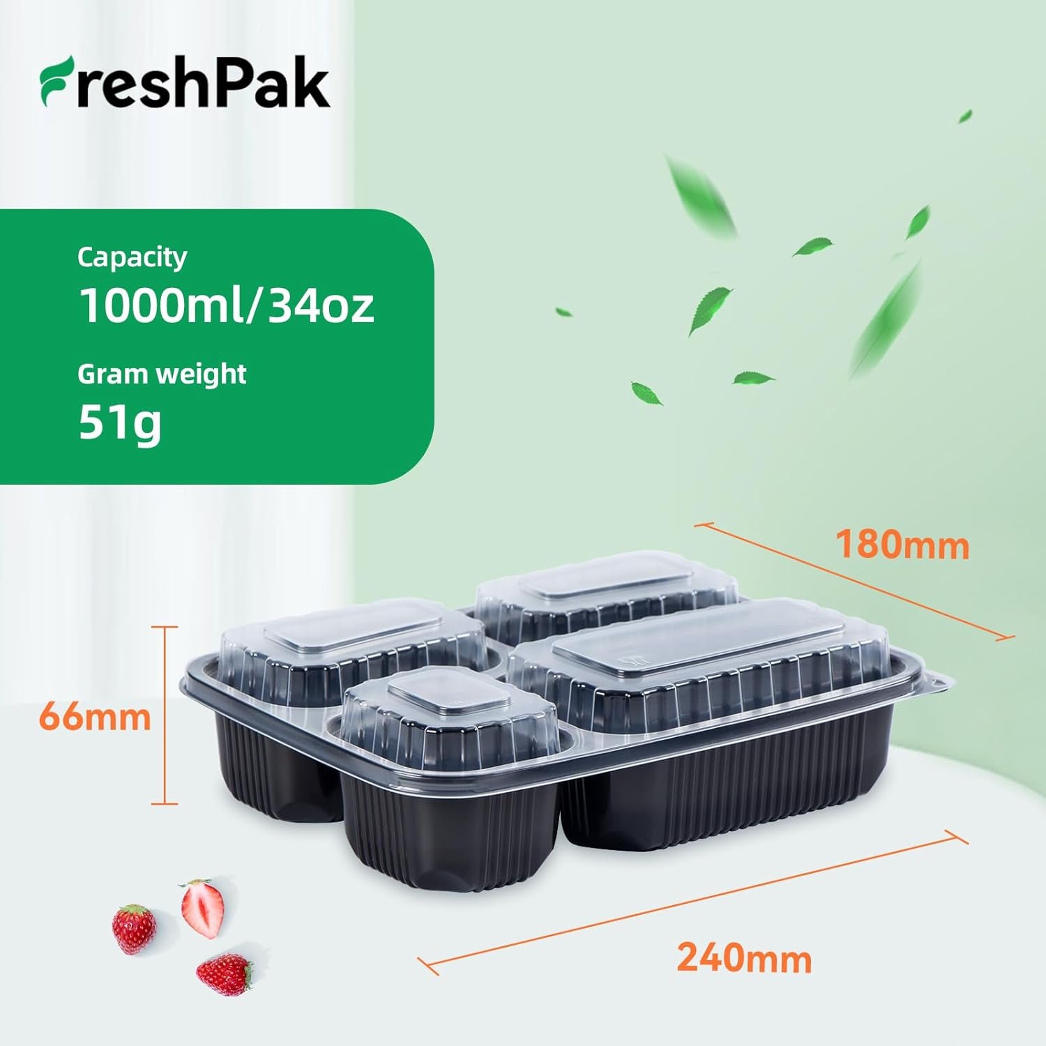 Conteneurs de repas 34oz - Partagez en gros | Usine spécialisée en contenants alimentaires réutilisables 40 pièces | Portion contrôlée et hermétique avec couvercle sans BPA | Boîtes à emporter à 4 compartiments, adaptées pour le congélateur et le micro-ondes Conteneurs de repas 34oz - Partagez en gros | Usine spécialisée en contenants alimentaires réutilisables 40 pièces | Portion contrôlée et hermétique avec couvercle sans BPA | Boîtes à emporter à 4 compartiments, adaptées pour le congélateur et le micro-ondes