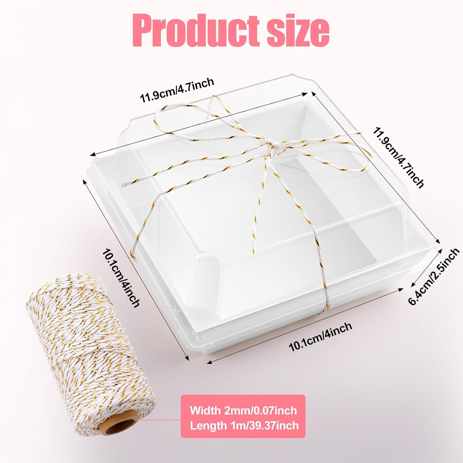 Grossiste boîte charcuterie en papier Kraft 100 pièces 5 pouces, contenant alimentaire jetable avec couvercle transparent, solution pour gâteau, sandwich, biscuits, dessert, Logo Personnalisé, Fabricant.