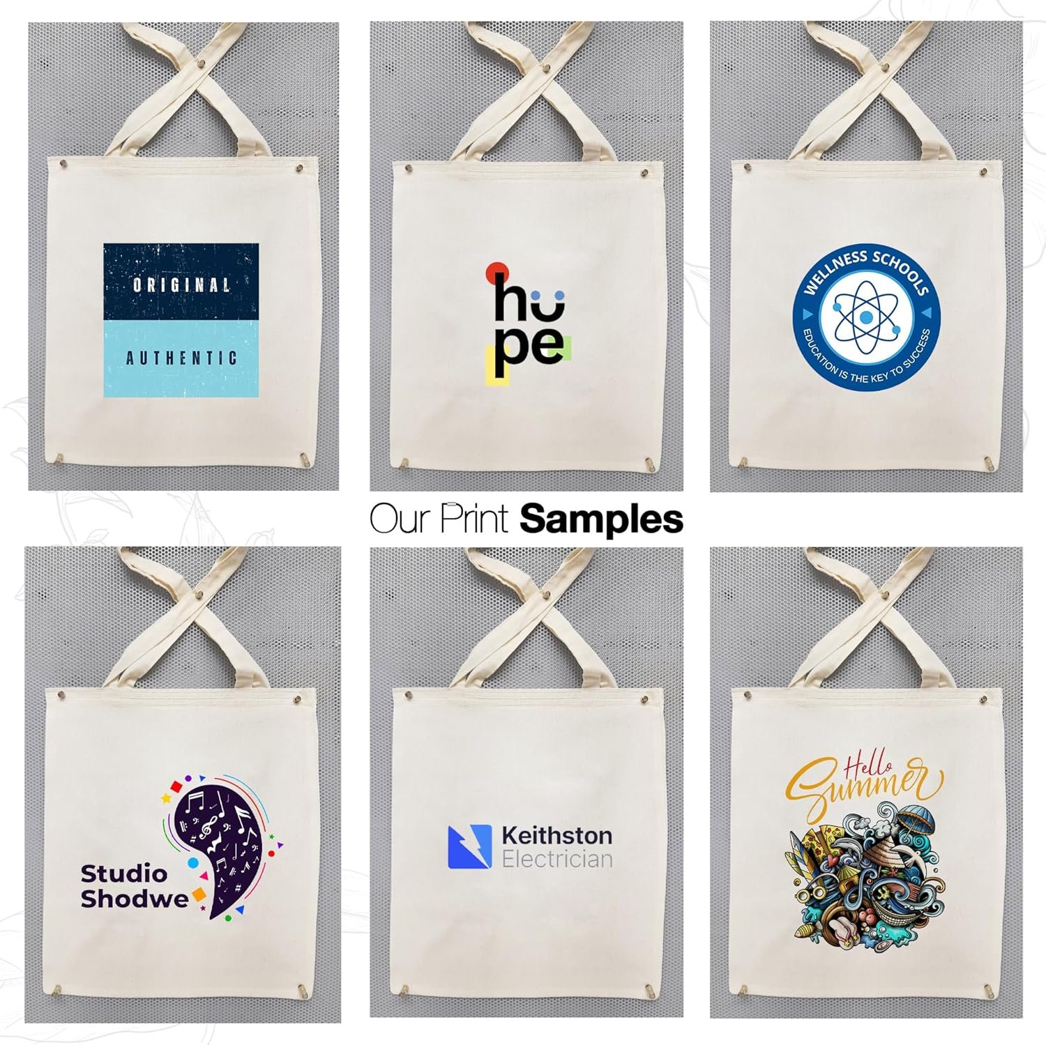 Pack de 10/50/100 sacs en toile personnalisés avec logo – Grossiste de sacs réutilisables pour événements de marquage, Fabricant de sacs inclusifs pour votre image de marque.