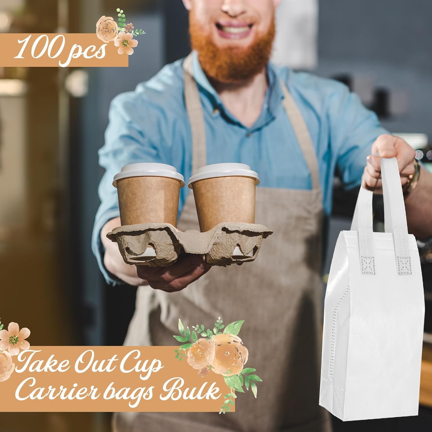 Grossiste de sacs à emporter isolés jetables en vrac, 100 pièces, 4,7 x 11 x 4 pouces, parfaits pour cafés, thés, aliments chauds et froids, fruits de mer frais, avec Logo Personnalisé pour restaurant et commerce. Fabricant de sacs isothermes pour les besoins de vente en gros. Grossiste de sacs à emporter isolés jetables en vrac, 100 pièces, 4,7 x 11 x 4 pouces, parfaits pour cafés, thés, aliments chauds et froids, fruits de mer frais, avec Logo Personnalisé pour restaurant et commerce. Fabricant de sacs isothermes pour les besoins de vente en gros.