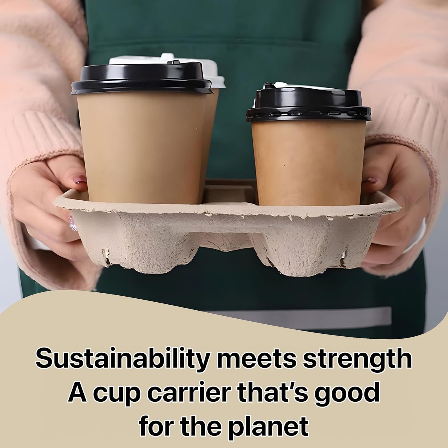 Grossiste Tray Écologique 4 Compartiments, Support de Boissons Biodegradable 8-32 oz, Parfait pour Café Chaud et Froid, Personnalisation de Logo, Vente en Gros (Pack de 25) Grossiste Tray Écologique 4 Compartiments, Support de Boissons Biodegradable 8-32 oz, Parfait pour Café Chaud et Froid, Personnalisation de Logo, Vente en Gros (Pack de 25)