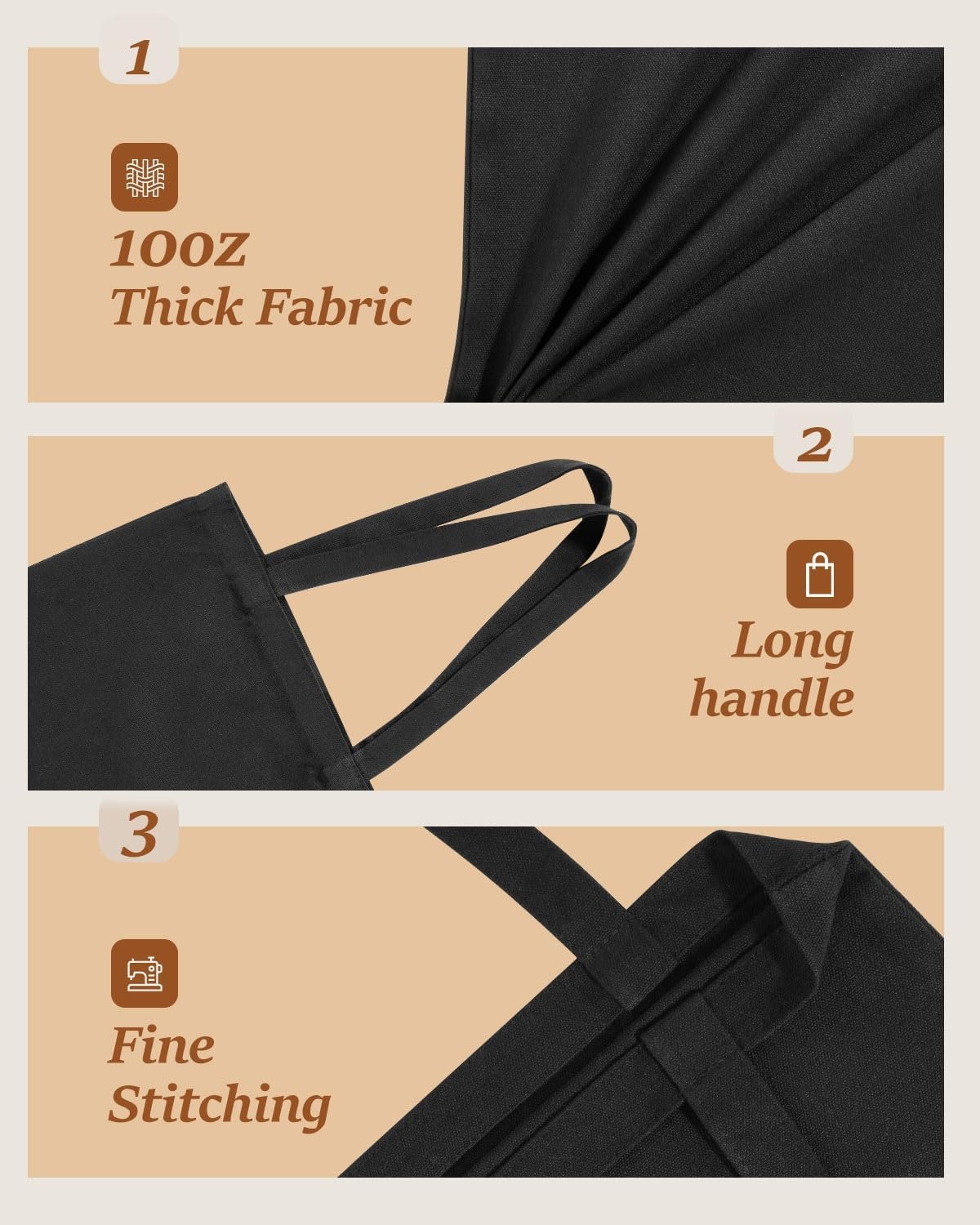 Sac en toile 13x15 pouces en vrac pour projets DIY, logo personnalisé, fabriqué par un fournisseur, idéal pour les courses, tissu lavable en machine de 10 oz. Sac en toile 13x15 pouces en vrac pour projets DIY, logo personnalisé, fabriqué par un fournisseur, idéal pour les courses, tissu lavable en machine de 10 oz.