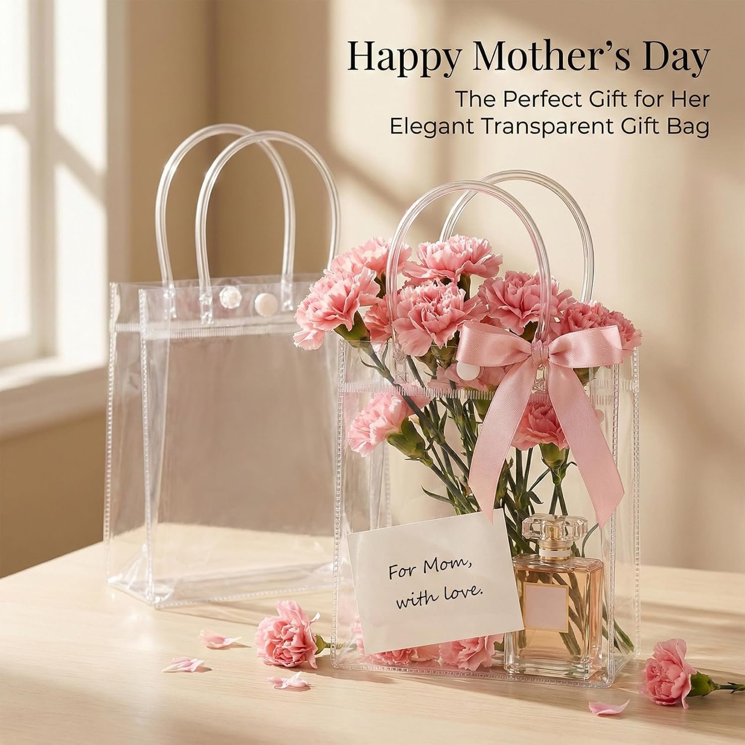 Grossiste en Vrac - Sacs Cadeaux Transparente en PVC avec Poignées, 10PCS Mini Sacs Fête - Sac à Offrir en Plastique 5.9 x 6.3 Pouce, Fournisseur de Sacs avec Logo Personnalisé. Grossiste en Vrac - Sacs Cadeaux Transparente en PVC avec Poignées, 10PCS Mini Sacs Fête - Sac à Offrir en Plastique 5.9 x 6.3 Pouce, Fournisseur de Sacs avec Logo Personnalisé.