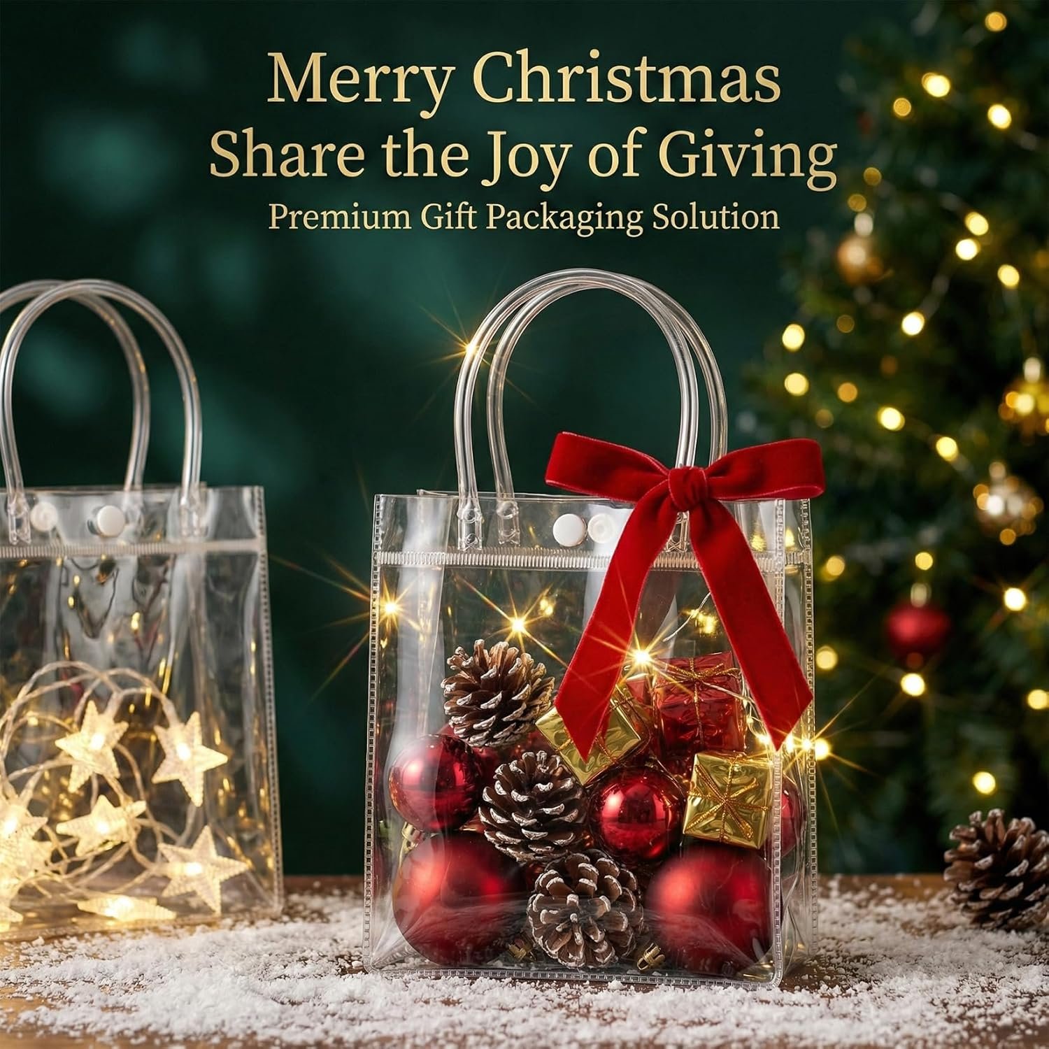 Grossiste en Vrac - Sacs Cadeaux Transparente en PVC avec Poignées, 10PCS Mini Sacs Fête - Sac à Offrir en Plastique 5.9 x 6.3 Pouce, Fournisseur de Sacs avec Logo Personnalisé. Grossiste en Vrac - Sacs Cadeaux Transparente en PVC avec Poignées, 10PCS Mini Sacs Fête - Sac à Offrir en Plastique 5.9 x 6.3 Pouce, Fournisseur de Sacs avec Logo Personnalisé.