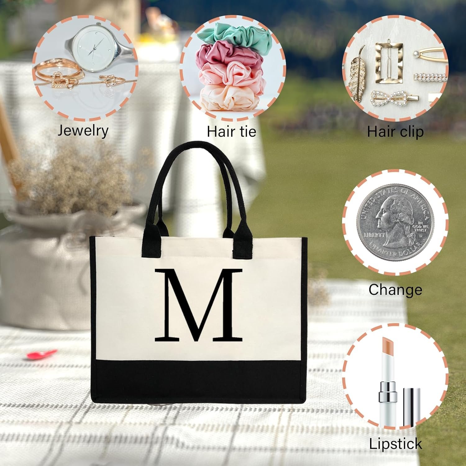 Tote Bag Compact en Toile Personnalisée 10x8,5 IN - Vente en Gros pour Femmes avec Logo Personnalisé, Produit de Fabricant, Cadeau Personnalisé pour Mariage et Anniversaire