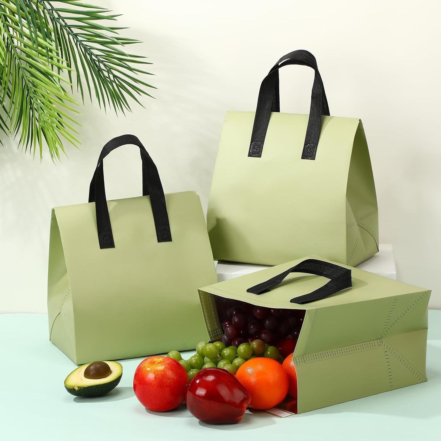 Grossiste 50 Pcs Sacs Isolants à Emporter en Vrac, Fabricant de Sacs Thermiques pour Café, Lait, Thé, Aliments Chauds et Froids, Fruits de Mer, 9.45x9.45x5.91inch, Logo Personnalisé, Vert Grossiste 50 Pcs Sacs Isolants à Emporter en Vrac, Fabricant de Sacs Thermiques pour Café, Lait, Thé, Aliments Chauds et Froids, Fruits de Mer, 9.45x9.45x5.91inch, Logo Personnalisé, Vert