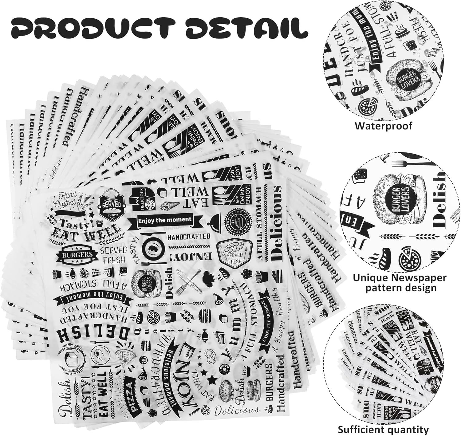 Vente en Gros de Feuilles de Papier Ciré Deli 200 Pcs 12 x 12 Pouces pour Emballage de Sandwichs et Hot Dogs, Fournisseur de Papier Résistant à l'Eau et à la Graisse, Logo Personnalisé Disponible Vente en Gros de Feuilles de Papier Ciré Deli 200 Pcs 12 x 12 Pouces pour Emballage de Sandwichs et Hot Dogs, Fournisseur de Papier Résistant à l'Eau et à la Graisse, Logo Personnalisé Disponible