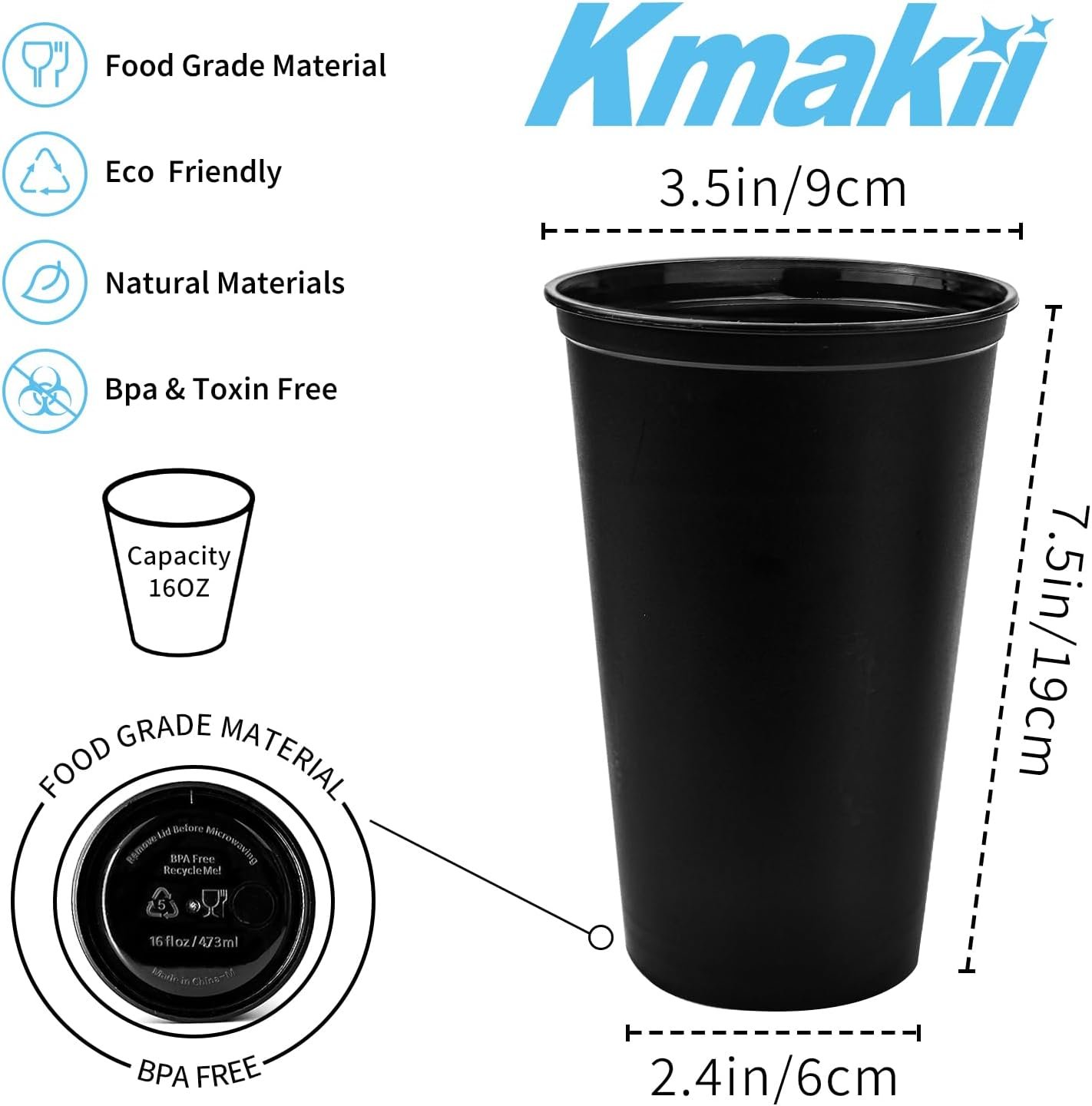 Grossiste Gobelets à café réutilisables 12 oz avec couvercles 8 Pk, idéal pour boissons chaudes ou froides, Fabricant sûr pour lave-vaisselle et micro-ondes, Vente en Gros, blanc Grossiste Gobelets à café réutilisables 12 oz avec couvercles 8 Pk, idéal pour boissons chaudes ou froides, Fabricant sûr pour lave-vaisselle et micro-ondes, Vente en Gros, blanc
