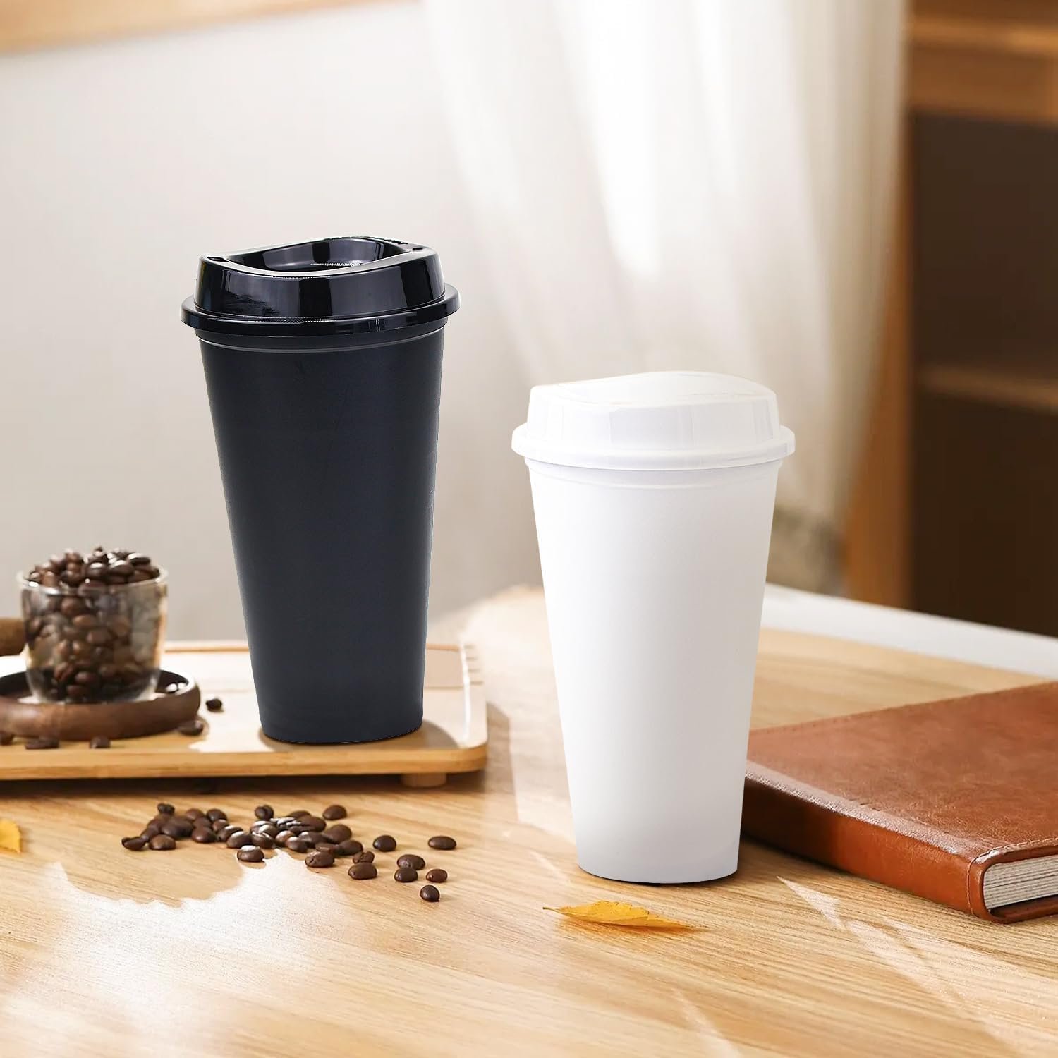 Grossiste Gobelets à café réutilisables 12 oz avec couvercles 8 Pk, idéal pour boissons chaudes ou froides, Fabricant sûr pour lave-vaisselle et micro-ondes, Vente en Gros, blanc Grossiste Gobelets à café réutilisables 12 oz avec couvercles 8 Pk, idéal pour boissons chaudes ou froides, Fabricant sûr pour lave-vaisselle et micro-ondes, Vente en Gros, blanc