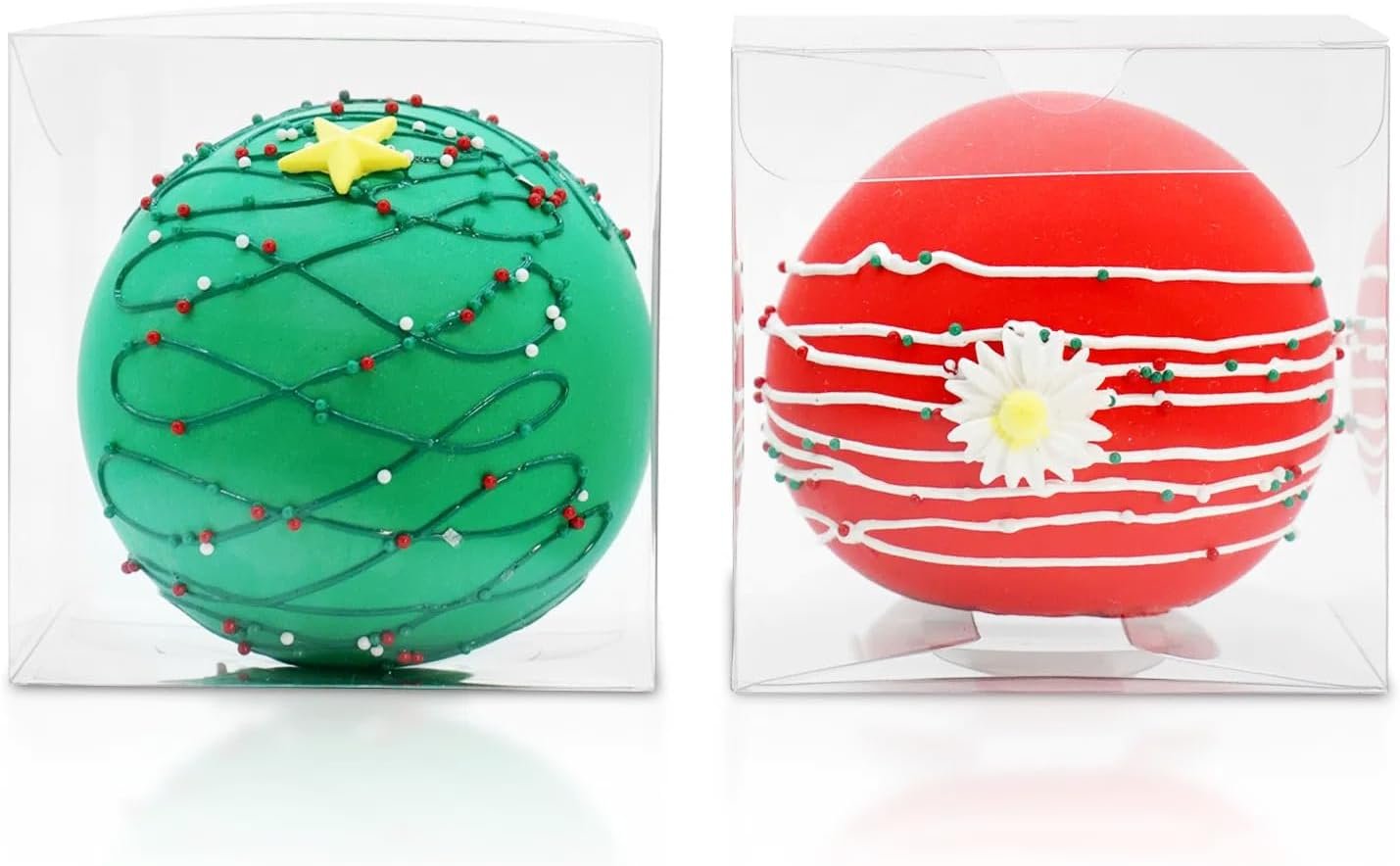 Boîtes à favor transparentes 3x3x3 pouces en vrac, fabriquées par un fournisseur, pour chocolat, macarons et cupcakes, avec logo personnalisé, idéales pour anniversaires et mariages.