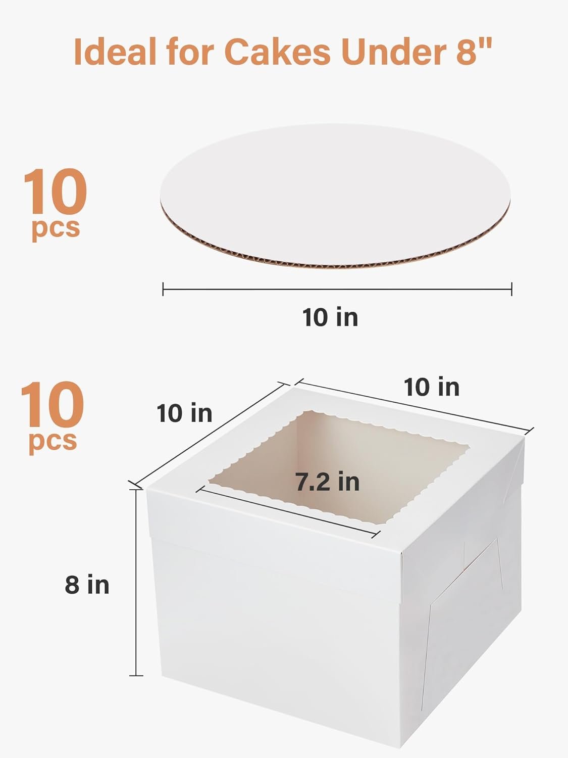 Grossiste en Vrac de Boîtes à Gâteaux avec Plateaux, Contenants en Carton Blanc 10x10x8 Pouces pour Desserts Multicouches, Personnalisation de Logo Parfait pour la Décoration et les Fêtes des Mères, Vente en Gros. Grossiste en Vrac de Boîtes à Gâteaux avec Plateaux, Contenants en Carton Blanc 10x10x8 Pouces pour Desserts Multicouches, Personnalisation de Logo Parfait pour la Décoration et les Fêtes des Mères, Vente en Gros.