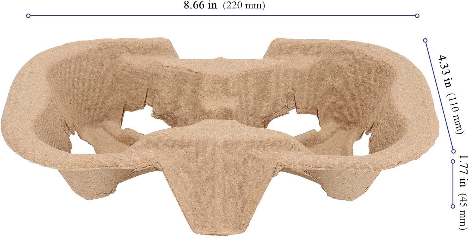 Grossiste Support de Verres à Emporter 100 Paquets, Porte-Gobelet en Fibre de Pulpe, Biodegradable, Pour Boissons Chaudes ou Froides, OEM pour Cafés, Restaurants, Bars à Jus, Marque Blanche. Grossiste Support de Verres à Emporter 100 Paquets, Porte-Gobelet en Fibre de Pulpe, Biodegradable, Pour Boissons Chaudes ou Froides, OEM pour Cafés, Restaurants, Bars à Jus, Marque Blanche.