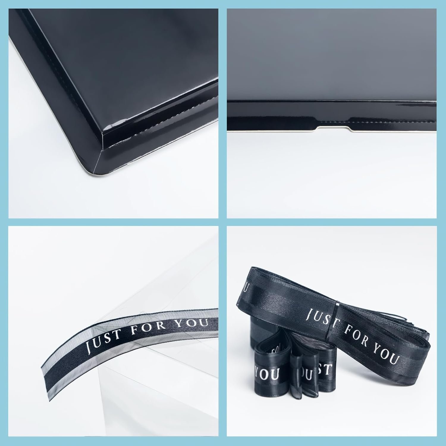 Boîte à gâteau transparente en gros, 2 pièces de 8'' avec couvercles et ruban pour pâtisseries, logo personnalisé, packaging avec carte cadeau pour anniversaire, mariage et fête, fournisseur.