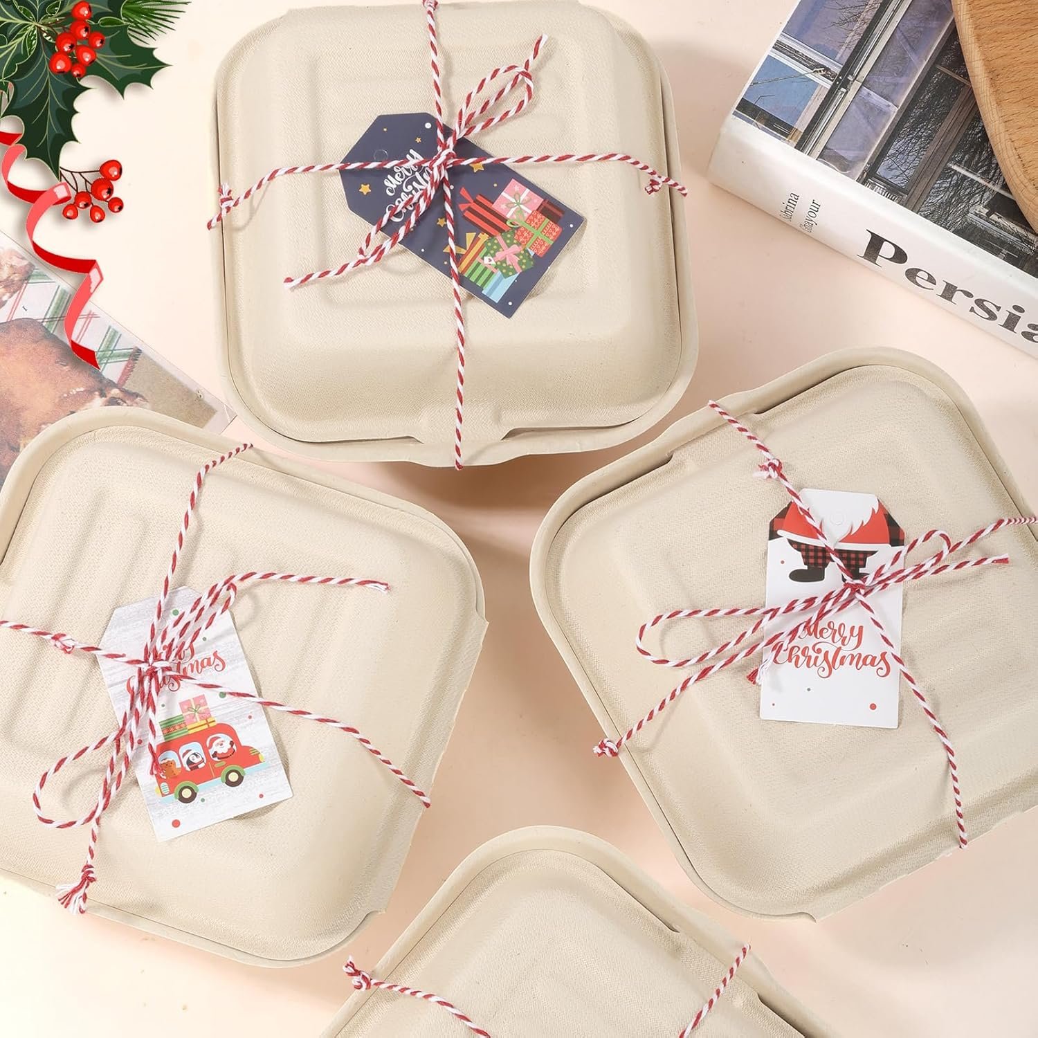 Grossiste Containers alimentaires jetables, 60 pièces, 6 x 6 pouces, clamshell compostables pour sandwichs, hamburger et gâteau, Fournisseur de solutions en vrac pour votre marque blanche. Grossiste Containers alimentaires jetables, 60 pièces, 6 x 6 pouces, clamshell compostables pour sandwichs, hamburger et gâteau, Fournisseur de solutions en vrac pour votre marque blanche.