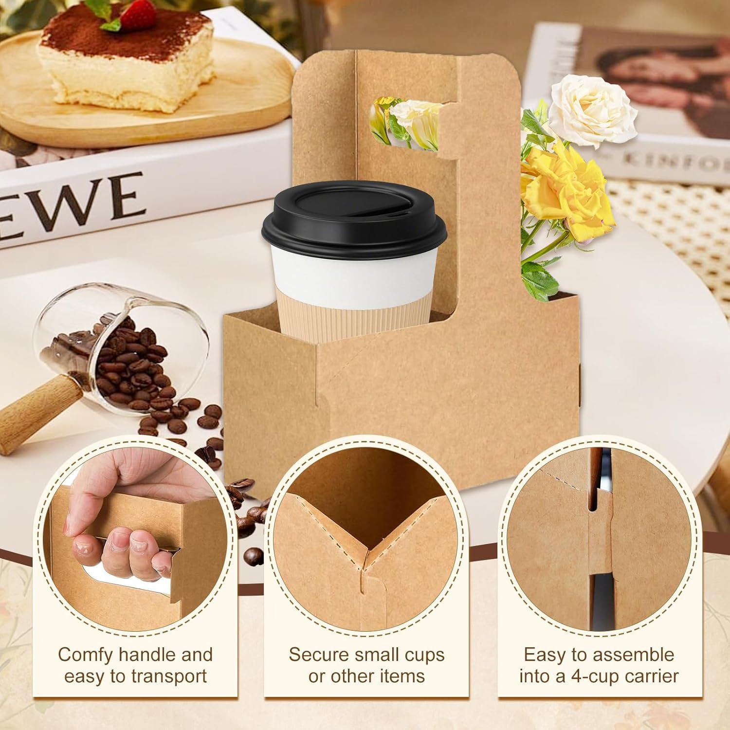 Grossiste Porte-gobelet de 2 Tasses avec Poignée, 20Pcs Support de Tasse en Carton Jetable, Personnalisation de Logo pour Boissons Chaudes et Froides, Fournisseur de Porte-gobelets à Emporter en Vrac (20PCs) Grossiste Porte-gobelet de 2 Tasses avec Poignée, 20Pcs Support de Tasse en Carton Jetable, Personnalisation de Logo pour Boissons Chaudes et Froides, Fournisseur de Porte-gobelets à Emporter en Vrac (20PCs)