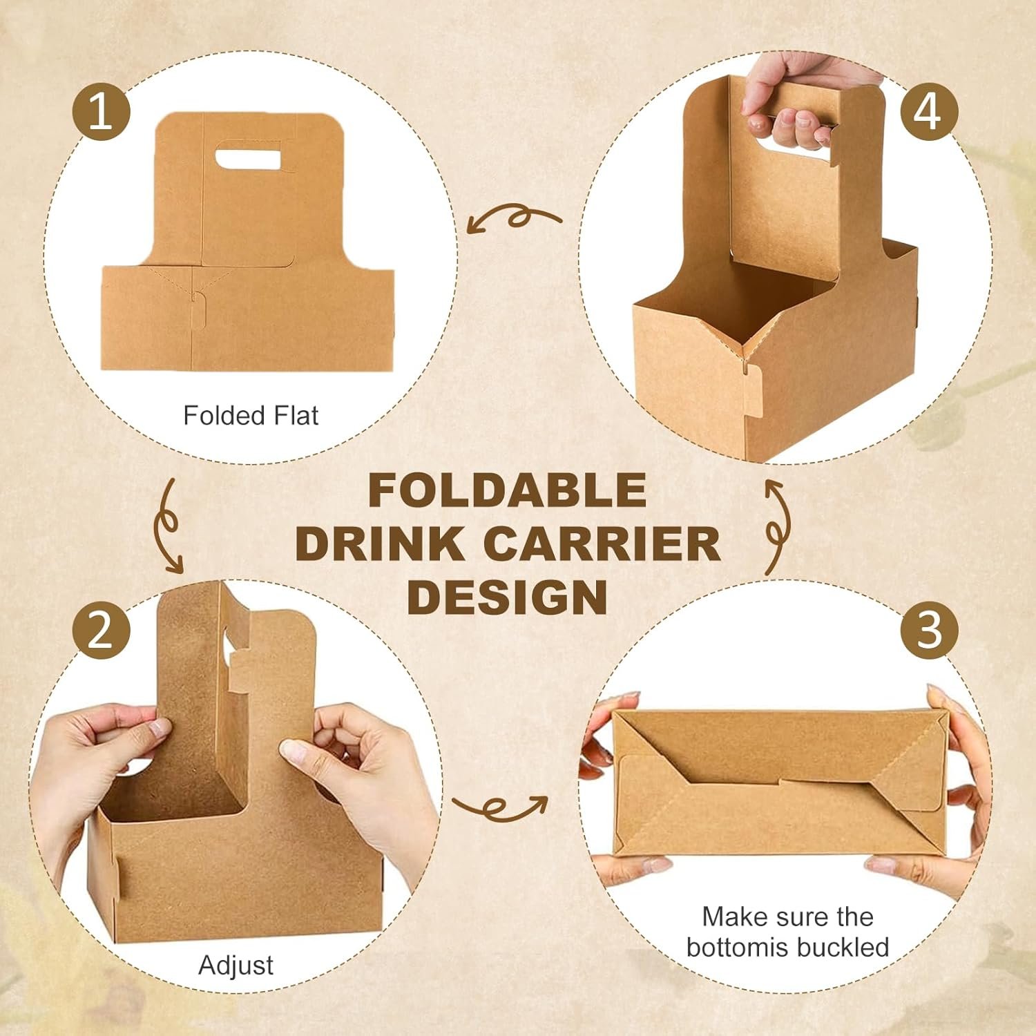 Grossiste Porte-gobelet de 2 Tasses avec Poignée, 20Pcs Support de Tasse en Carton Jetable, Personnalisation de Logo pour Boissons Chaudes et Froides, Fournisseur de Porte-gobelets à Emporter en Vrac (20PCs) Grossiste Porte-gobelet de 2 Tasses avec Poignée, 20Pcs Support de Tasse en Carton Jetable, Personnalisation de Logo pour Boissons Chaudes et Froides, Fournisseur de Porte-gobelets à Emporter en Vrac (20PCs)