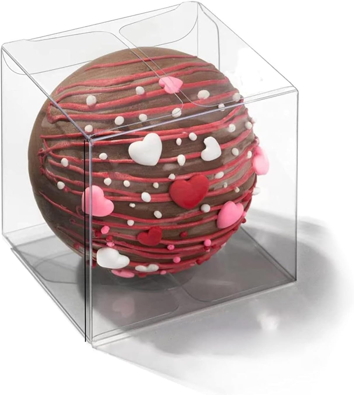 Boîtes de cadeaux en vrac pour chocolats chauds, 50 pièces, 3x3x3 pouces, fabriquées par un fournisseur de qualité avec logo personnalisé pour anniversaires, mariages et fêtes.