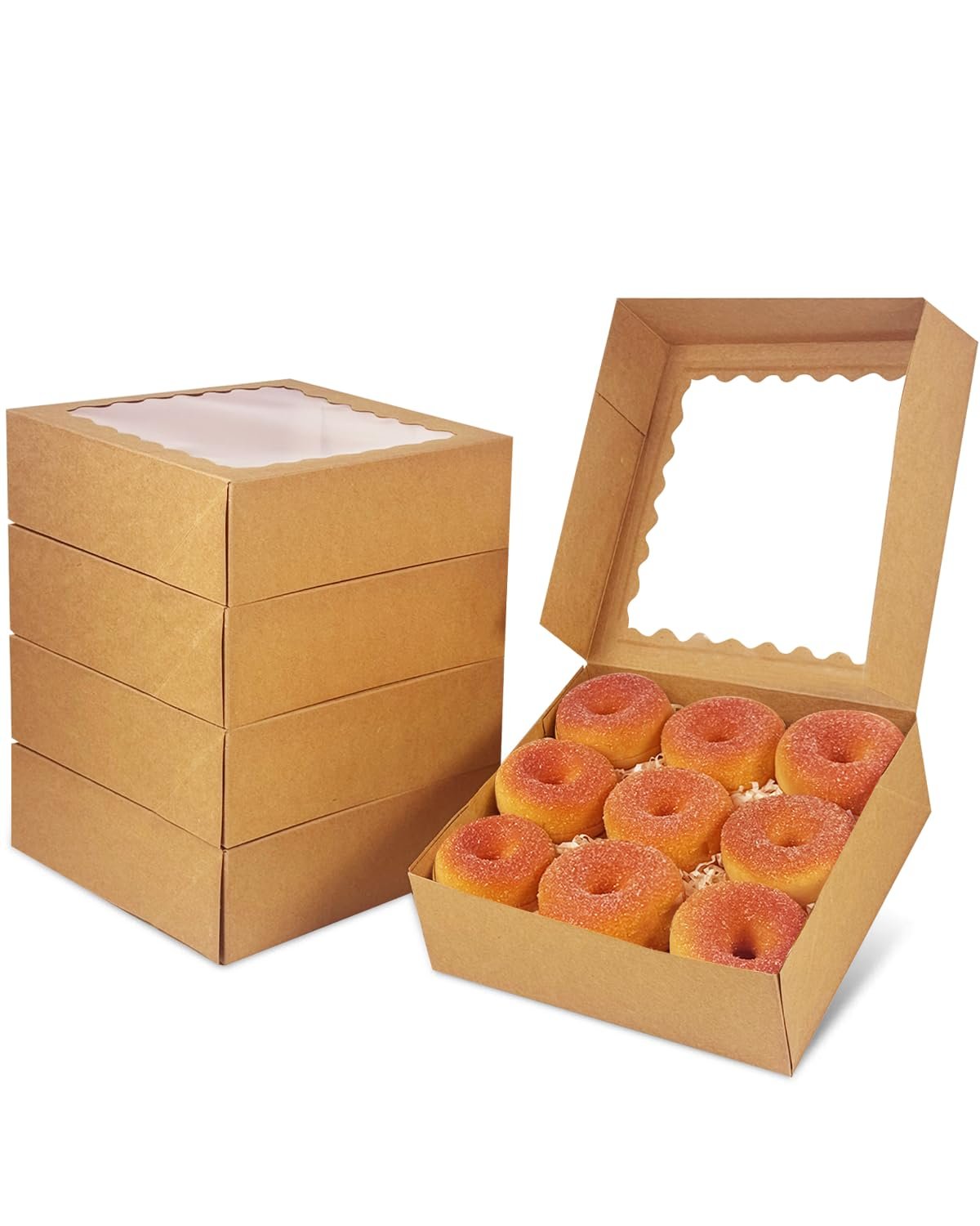Grossiste boîte à pâtisserie de 10x10x2,5 pouces avec fenêtre pour cookies et beignets, marque blanche, fabriqué par un fournisseur, pack de 12. Grossiste boîte à pâtisserie de 10x10x2,5 pouces avec fenêtre pour cookies et beignets, marque blanche, fabriqué par un fournisseur, pack de 12.