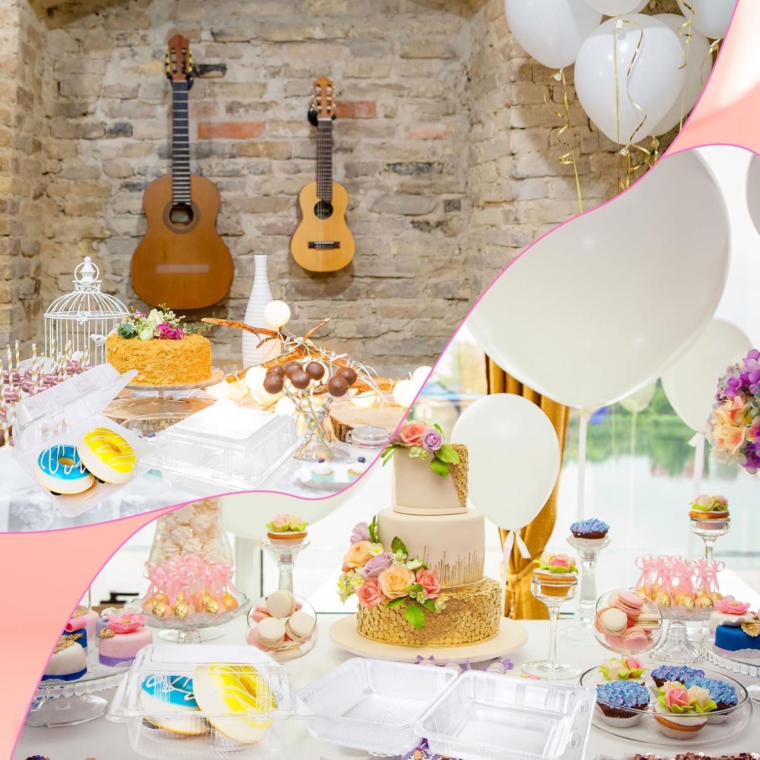 Grossiste Conteneur Alimentaire Transparent 200 Pcs 5.35 x 4.72 x 2.76 Inch avec Couvercles Clairs, Fournisseur de Solutions Jetables pour Snacks au Cinéma et Picnics, Logo Personnalisé Disponible