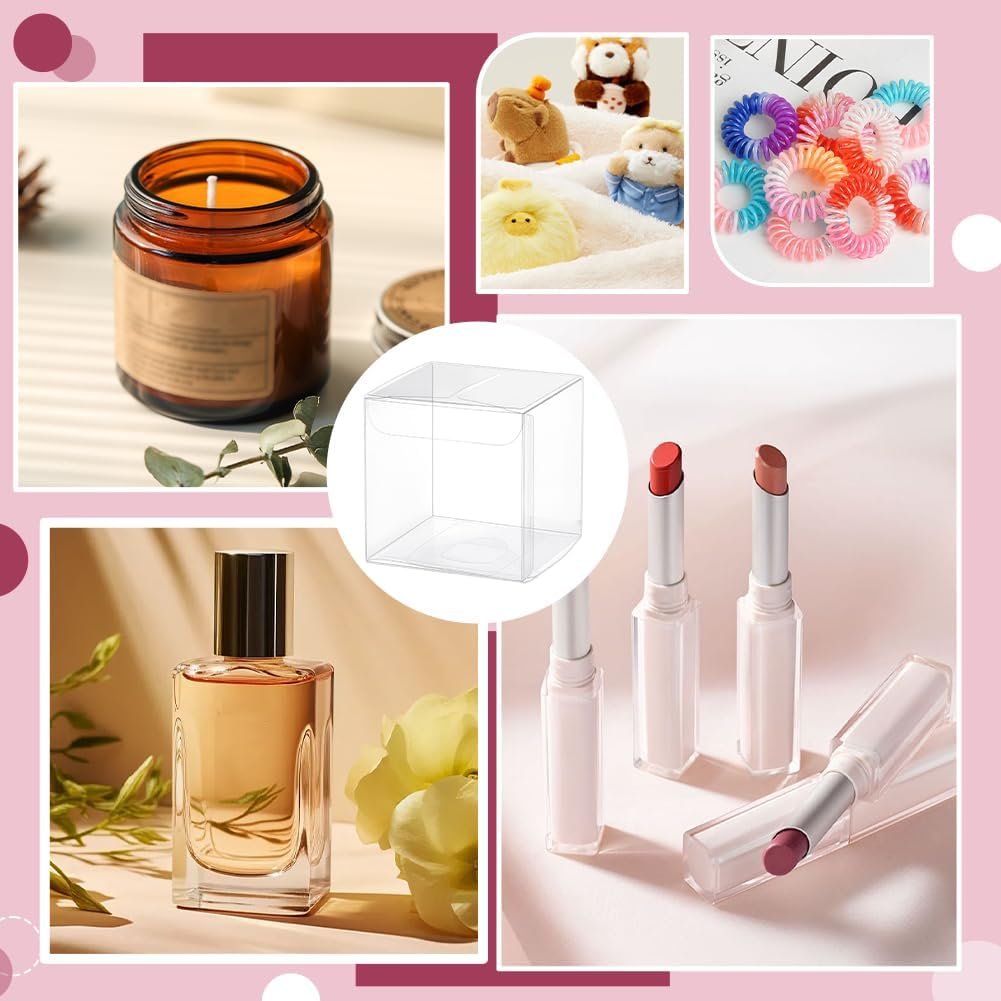 Grossiste Boîte de Favor en Plastique Transparent 60PCS 2.4x2.4x2.4 pouces pour Chocolat et Desserts, OEM pour Mariages, Fêtes d'Halloween et de Noël, Emballage de Cadeaux en Vrac Grossiste Boîte de Favor en Plastique Transparent 60PCS 2.4x2.4x2.4 pouces pour Chocolat et Desserts, OEM pour Mariages, Fêtes d'Halloween et de Noël, Emballage de Cadeaux en Vrac