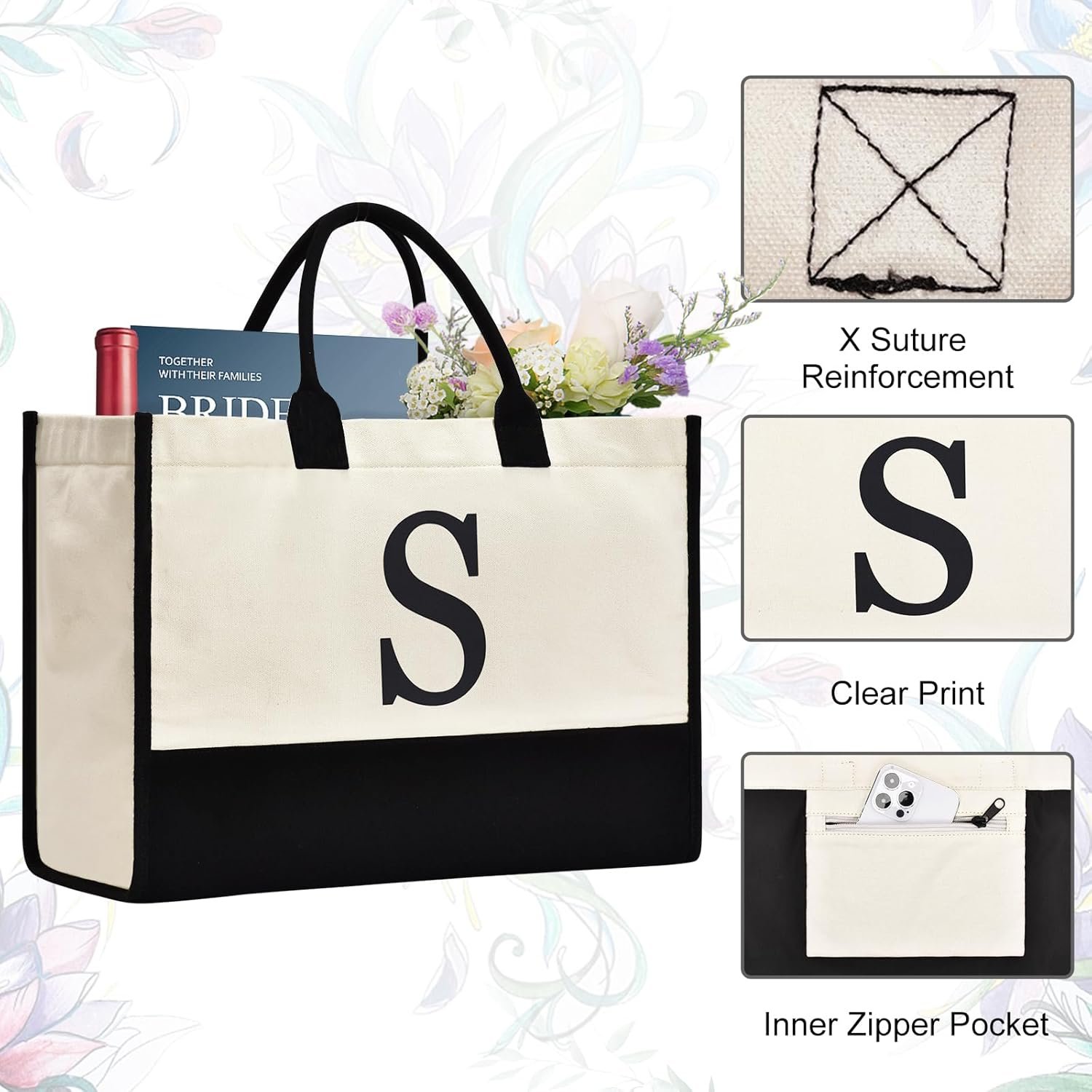 Tote Bag en Toile Personnalisé pour Mariage, Taille idéale pour des Cadeaux d'anniversaire aux Femmes, Mères, Enseignants, Amis, Demande de Grossiste, Fournisseur en Vrac pour Plage et Vacances. Tote Bag en Toile Personnalisé pour Mariage, Taille idéale pour des Cadeaux d'anniversaire aux Femmes, Mères, Enseignants, Amis, Demande de Grossiste, Fournisseur en Vrac pour Plage et Vacances.