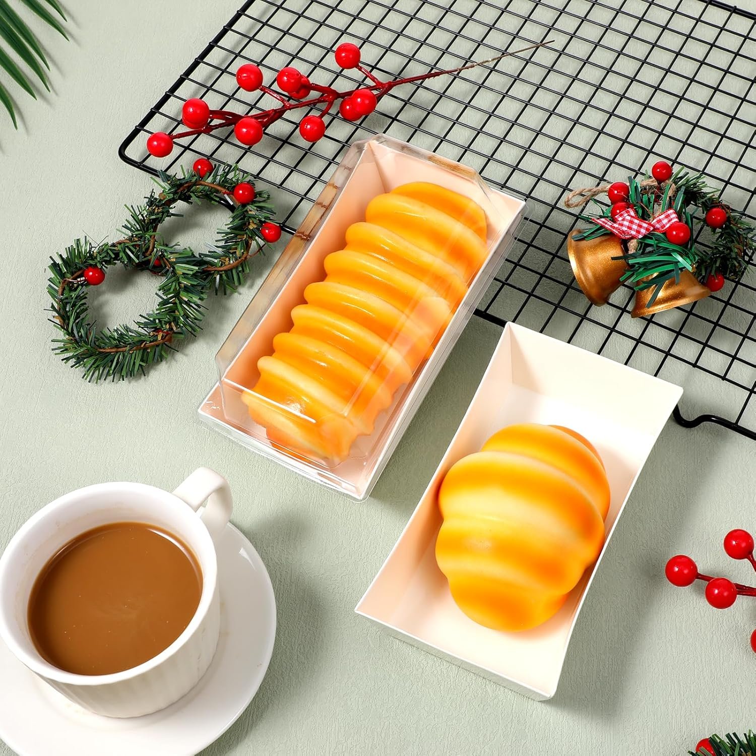 Grossiste en Vrac Boîtes à Charcuterie en Papier 100 Pack avec Couvercles Transparants, Contenants à Sandwichs Jetables, Solutions pour Pâtisseries de 2 Cupcakes, Muffins, Bombes de Cacao Chaud, Fraises, Boîte à Desserts à Emporter, OEM