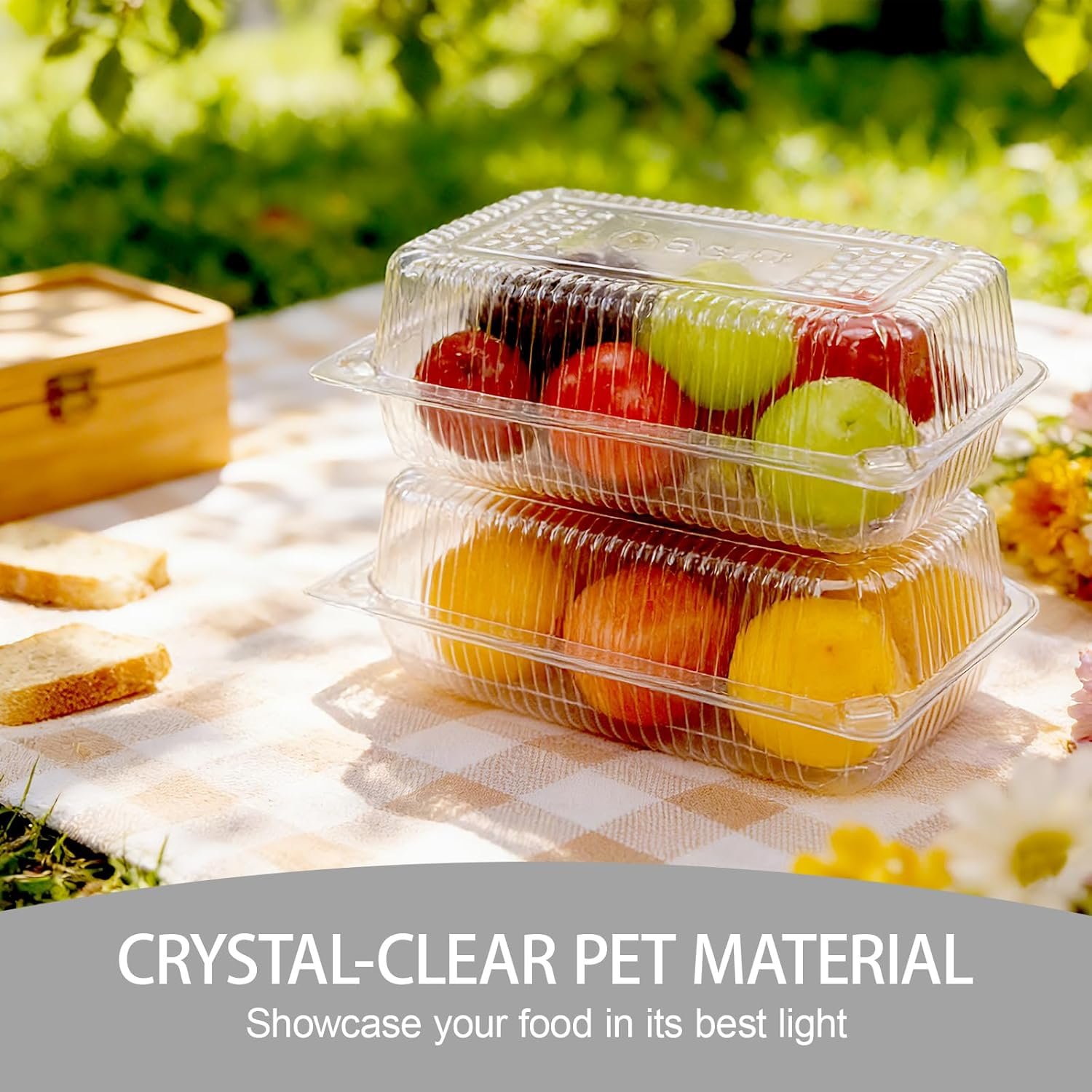 Grossiste contenant en plastique transparent à charnière 200PCS, 8,66x5,12x3,15 pouces, boîtes pour tranches de gâteau à emporter, OEM pour boulangerie et café, vente en gros. Grossiste contenant en plastique transparent à charnière 200PCS, 8,66x5,12x3,15 pouces, boîtes pour tranches de gâteau à emporter, OEM pour boulangerie et café, vente en gros.