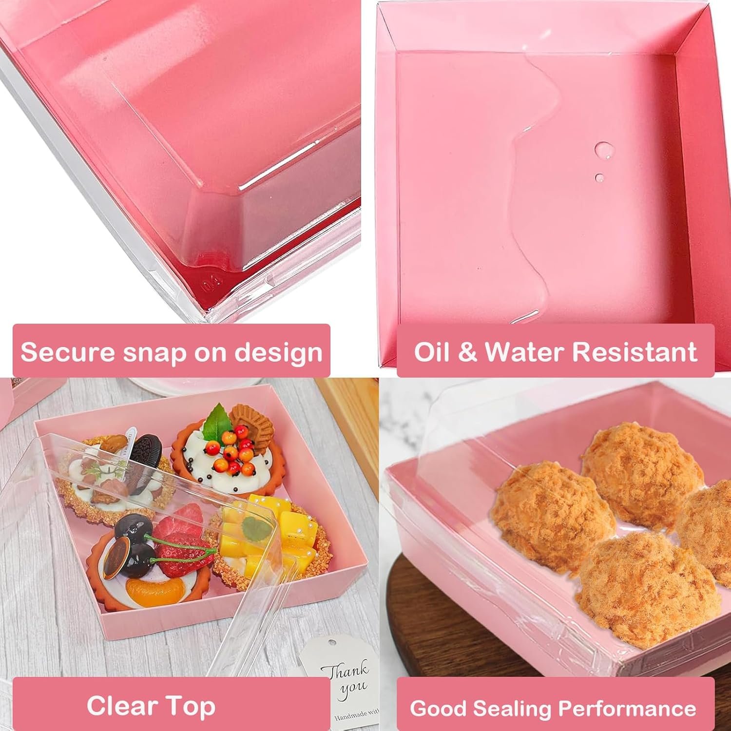 Grossiste en Vrac de 100 Boîtes à Charcuterie Miniatures Carrées de 5 Pouces avec Couvercles Transparents - Contenants Alimentaires Jetables pour Sandwichs, Sushis, Gâteaux et Fraises - Logo Personnalisé Grossiste en Vrac de 100 Boîtes à Charcuterie Miniatures Carrées de 5 Pouces avec Couvercles Transparents - Contenants Alimentaires Jetables pour Sandwichs, Sushis, Gâteaux et Fraises - Logo Personnalisé