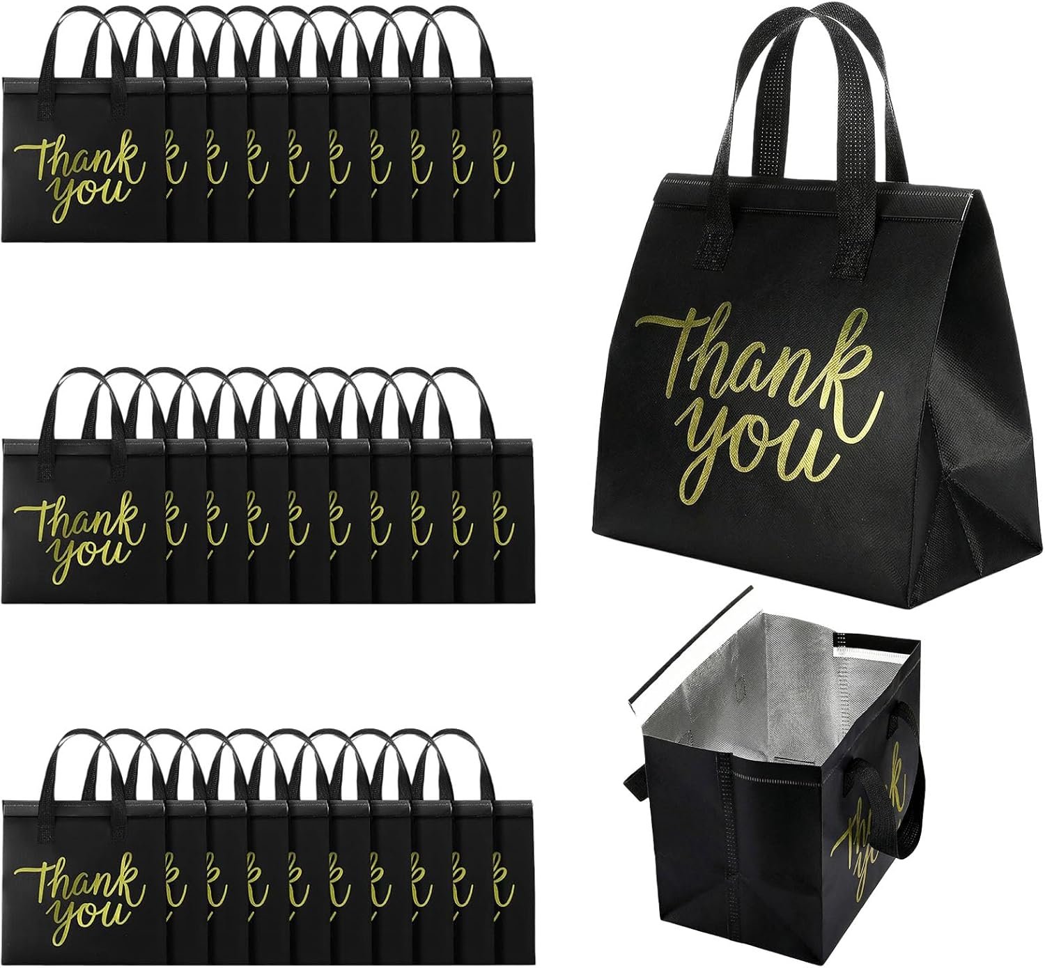 Grossiste de sacs isothermes 80 pièces, pouches de livraison de nourriture, sacs rafraîchisseurs jetables et sacs pour voyages, pique-niques avec logo personnalisé, fournisseur de solutions pratiques pour vos besoins.