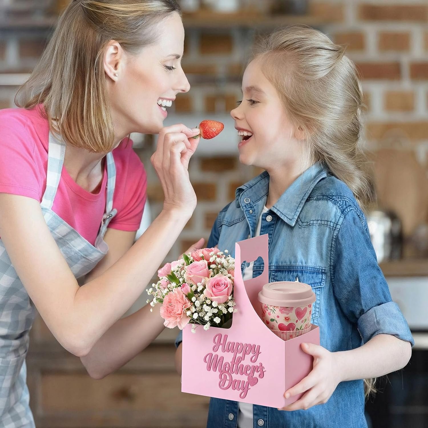 Grossiste porte-gobelets en papier rose 60 pièces 2 tasses avec poignées, 7.87 x 3.07 x 6.77 pouces, solution de livraison de café pour restaurant, OEM, fabricant de porte-boissons en vrac.