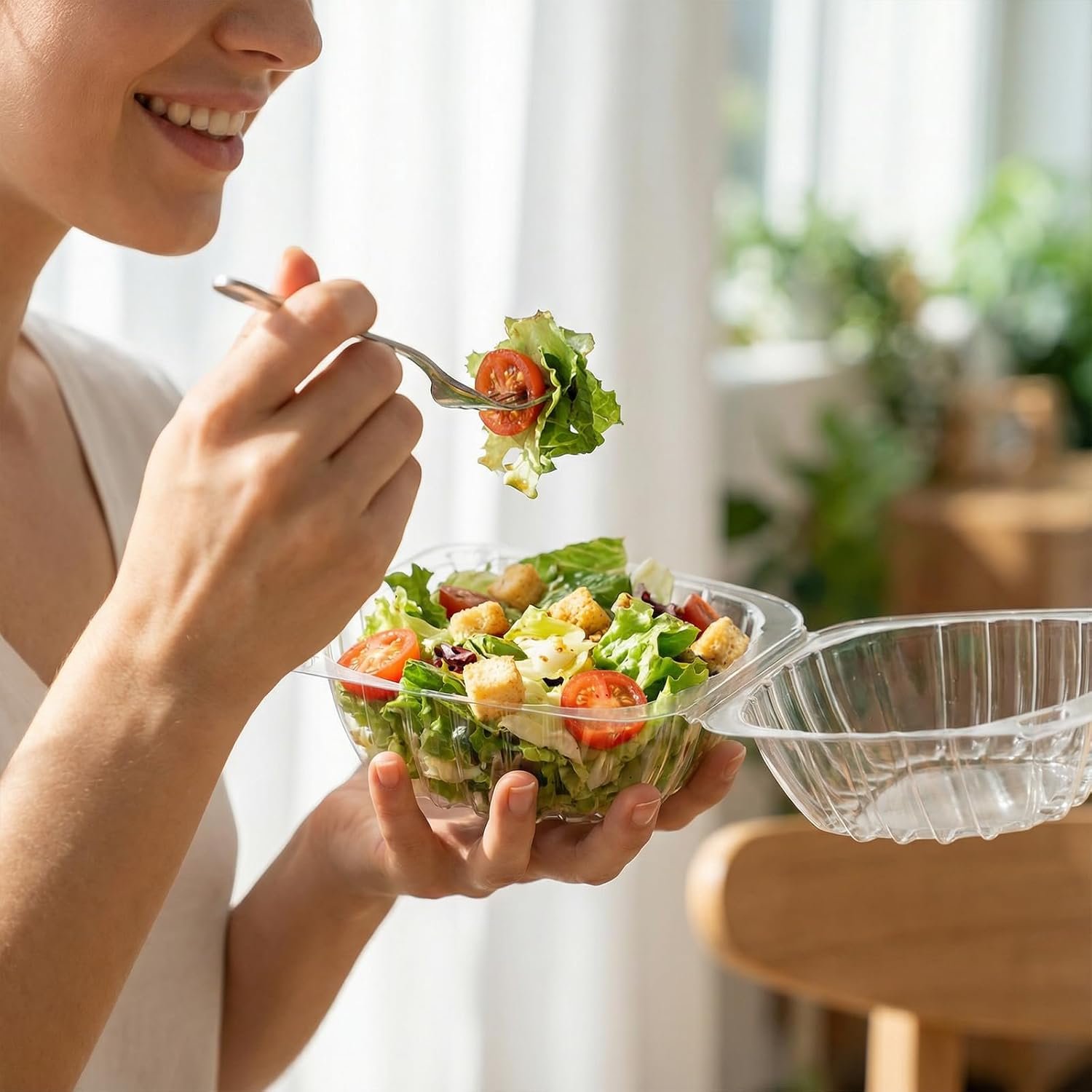 Grossiste Conteneurs Alimentaires à Emporter 100 Pack de Boîtes Clamshell Carrées avec Couvercles Clairs 6 x 6 Pouces Fournisseur d'Accessoires de Pâtisserie pour Salades et Desserts OEM Grossiste Conteneurs Alimentaires à Emporter 100 Pack de Boîtes Clamshell Carrées avec Couvercles Clairs 6 x 6 Pouces Fournisseur d'Accessoires de Pâtisserie pour Salades et Desserts OEM