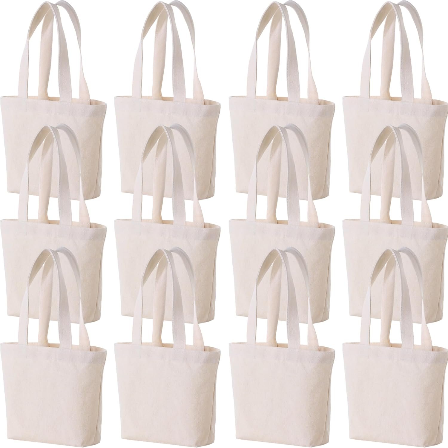 Sac en toile personnalisable 10" x 8" x 3" pour impression DIY, fournisseur de produits éco-responsables, gros en toile en vrac.