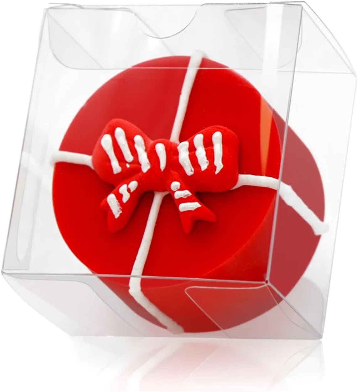 Grossiste boîte de macarons transparente 50pcs 2.17" x 2.17" x 1.38" pour Noël, anniversaire et mariage avec logo personnalisé, fabriquée par un fournisseur de qualité.