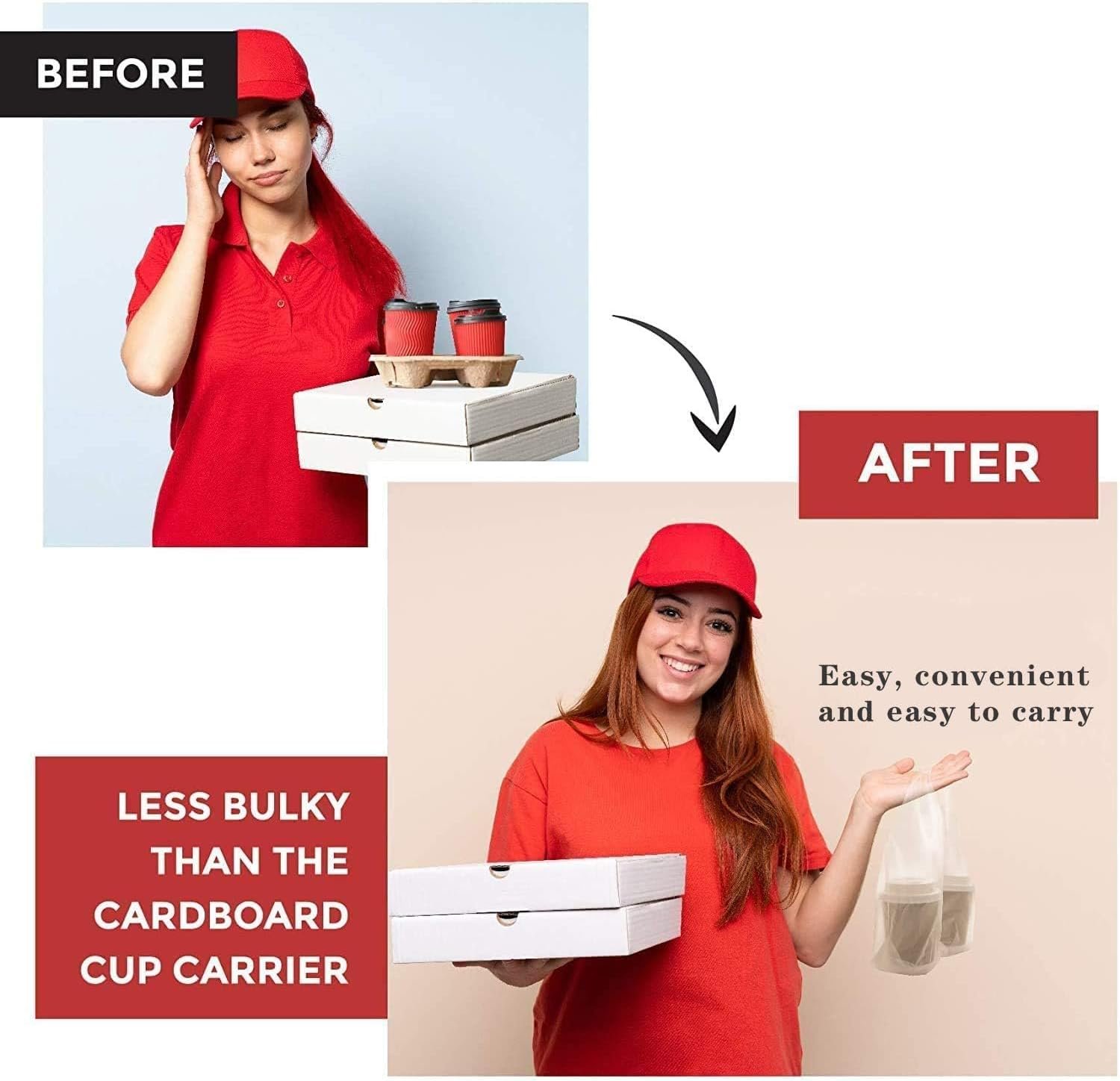 Grossiste en sacs plastiques poly pour boissons, Support de gobelet personnalisable pour bar et café, 100 pièces (26 * 30) - Fabricant fiable.