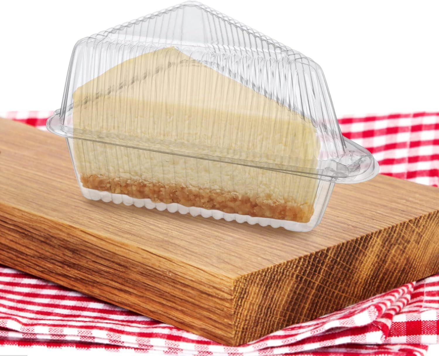 Grossiste conteneurs à gâteau en plastique transparent 100 pièces 5