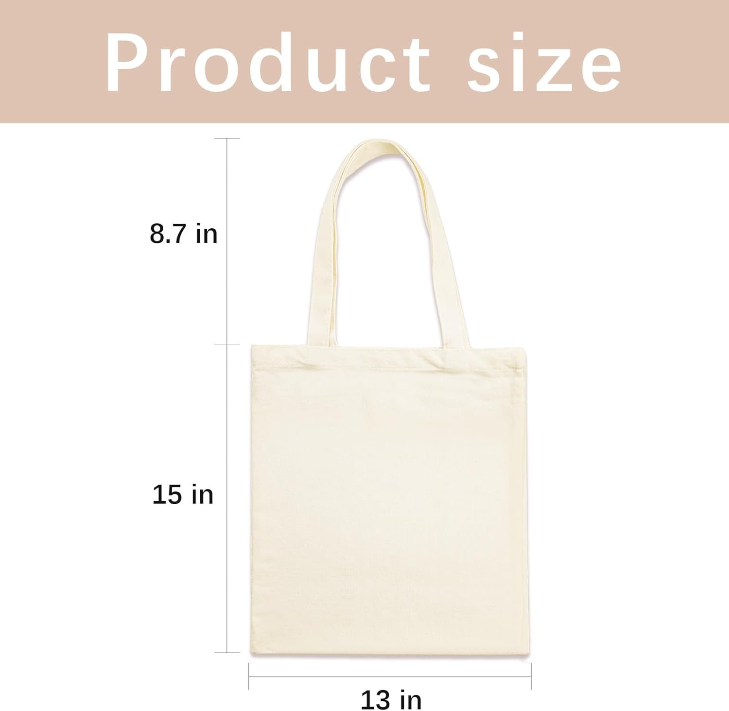 Grossiste en gros de sacs en toile vierges 13 * 15 pouces pour sublimation, logo personnalisé, fabricant de sacs de shopping DIY