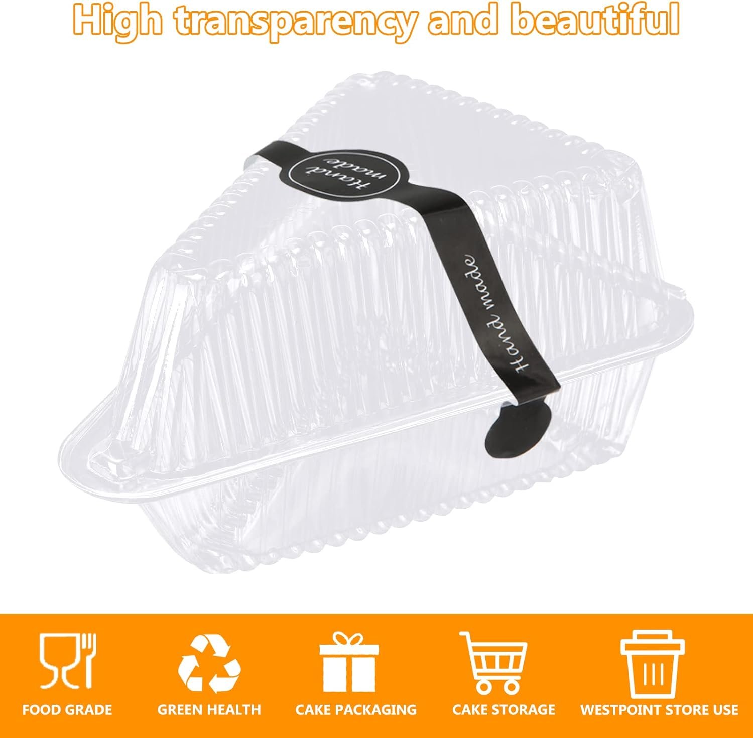 Grossiste Conteneurs à gâteau en plastique clair avec couvercles, 200 pièces, pratiques pour cheesecake et flan - Marque blanche de fabrication - Boîtes triangulaires jetables pour desserts à emporter. Grossiste Conteneurs à gâteau en plastique clair avec couvercles, 200 pièces, pratiques pour cheesecake et flan - Marque blanche de fabrication - Boîtes triangulaires jetables pour desserts à emporter.