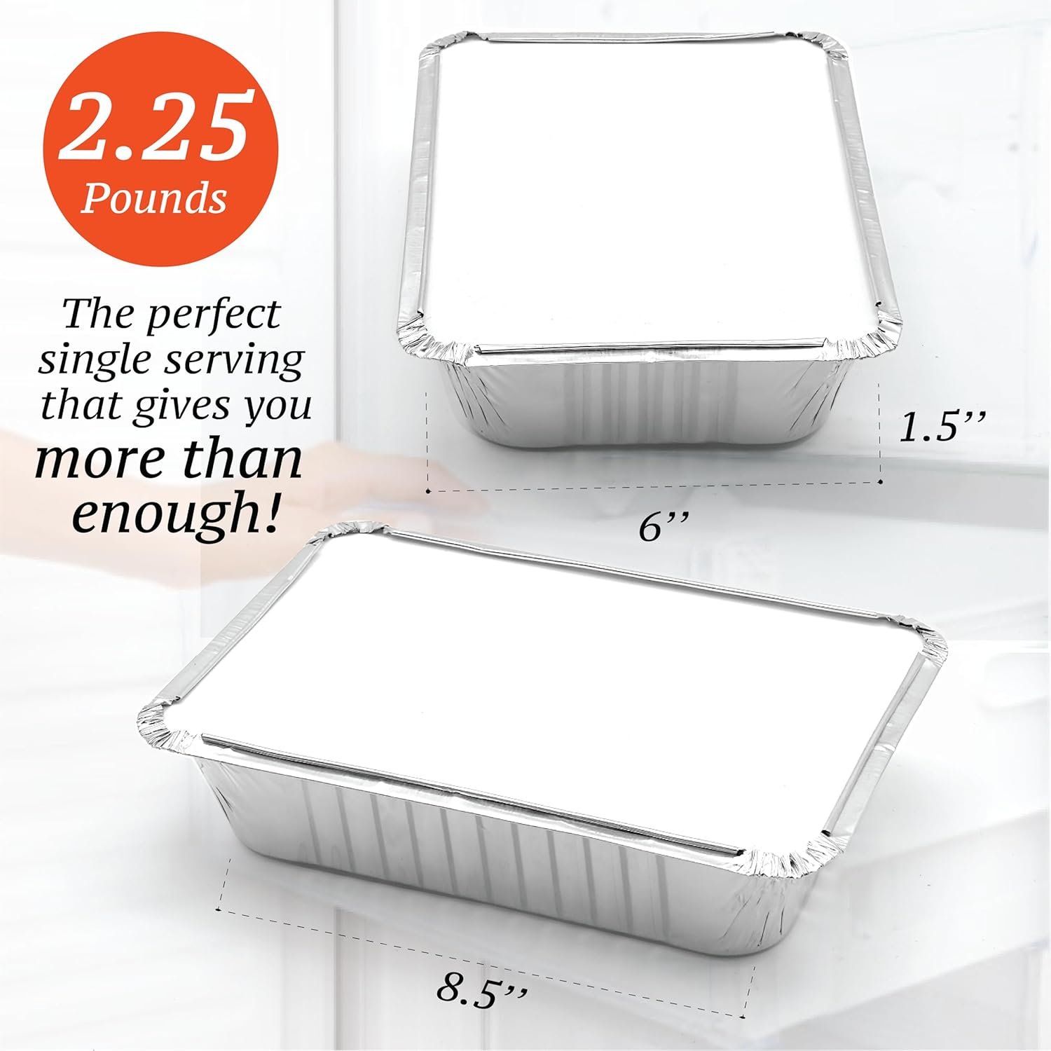 Grossiste Conteneurs en Aluminium avec Couvercles 55 Pack - 2.25 LB - Fournisseur de Tins en Folie Résistants à la Chaleur pour Préparation de Repas, Vente en Gros, Marque Blanche, Repas Congelés Grossiste Conteneurs en Aluminium avec Couvercles 55 Pack - 2.25 LB - Fournisseur de Tins en Folie Résistants à la Chaleur pour Préparation de Repas, Vente en Gros, Marque Blanche, Repas Congelés
