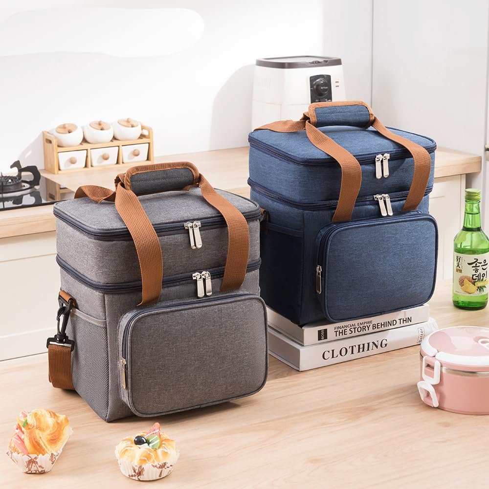 Grossiste boîte isotherme personnalisée noire avec logo personnalisé, fabricant de sacs fourre-tout, vente en gros d'accessoires promotionnels.