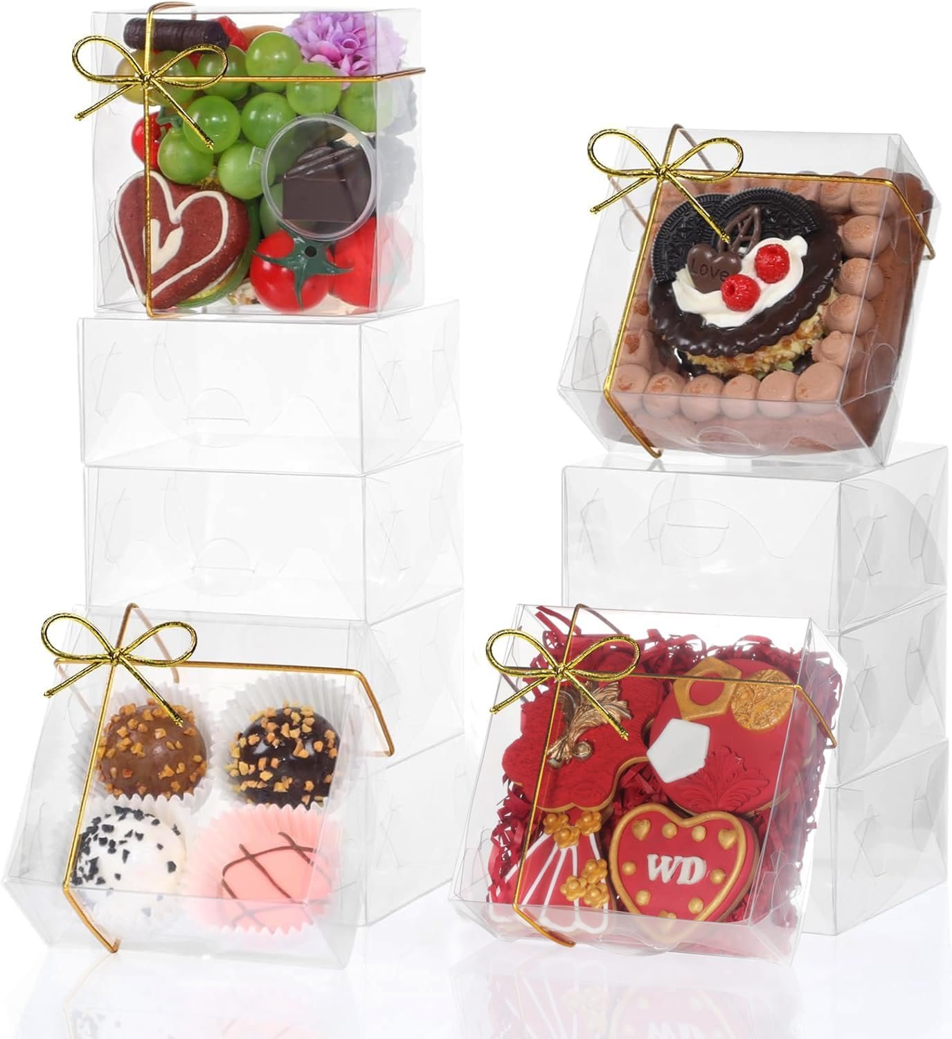 Boîte à pâtisserie transparente 5