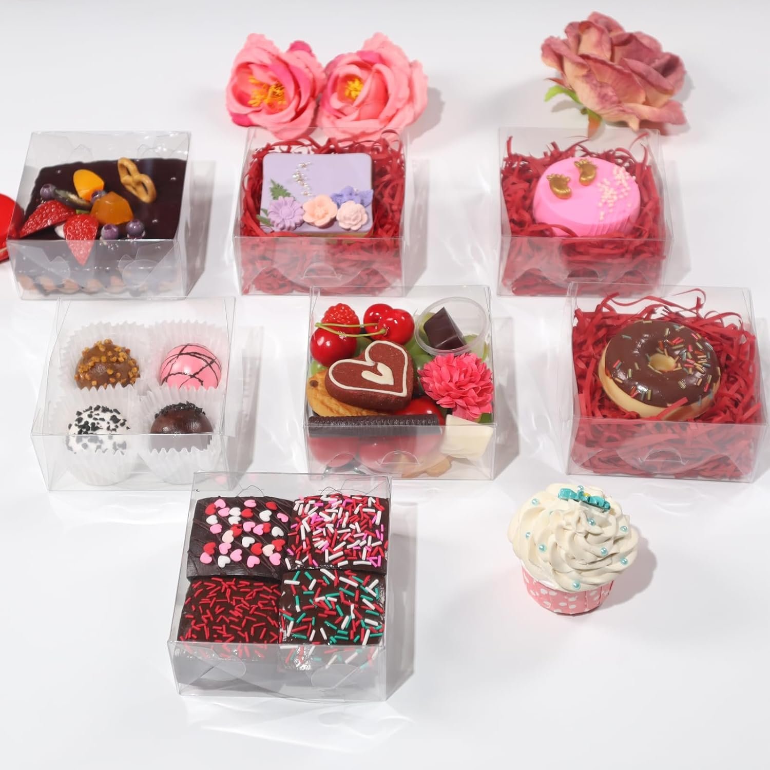 Boîte à pâtisserie transparente 5