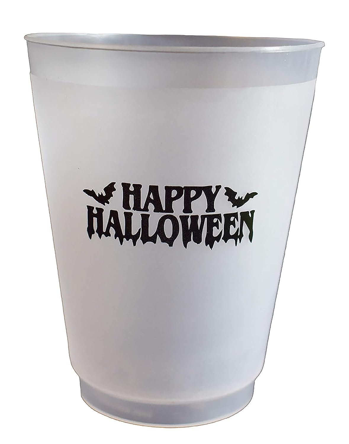 Grossiste en 12oz gobelets flex en plastique avec impression Halloween joyeuse (Pack de 12) pour logo personnalisé. Grossiste en 12oz gobelets flex en plastique avec impression Halloween joyeuse (Pack de 12) pour logo personnalisé.