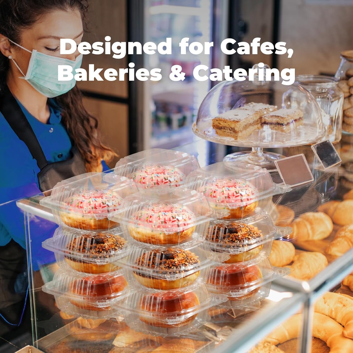 Grossiste Conteneurs en Plastique Clamshell Transparents 50 Pack 5,3 x 5,2 x 2,5 Pouces Idéals pour Sandwichs, Hamburger, Salades, Gâteaux, Fruits - Fabricant de Solutions en Vrac, Vente en Gros de Produits Jetables, Logo Personnalisé Grossiste Conteneurs en Plastique Clamshell Transparents 50 Pack 5,3 x 5,2 x 2,5 Pouces Idéals pour Sandwichs, Hamburger, Salades, Gâteaux, Fruits - Fabricant de Solutions en Vrac, Vente en Gros de Produits Jetables, Logo Personnalisé