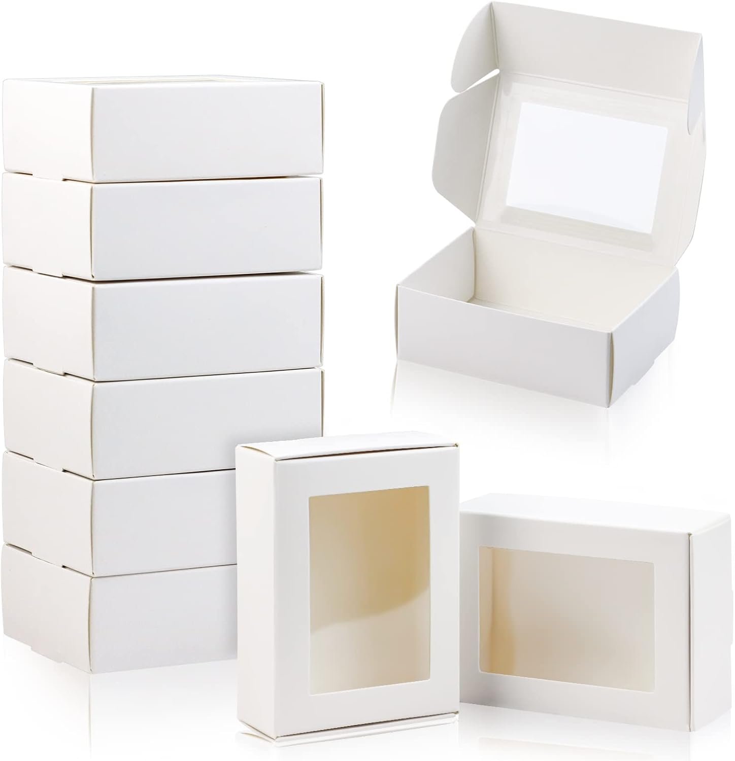 Grossiste de boîtes kraft mini avec fenêtre, 3,33
